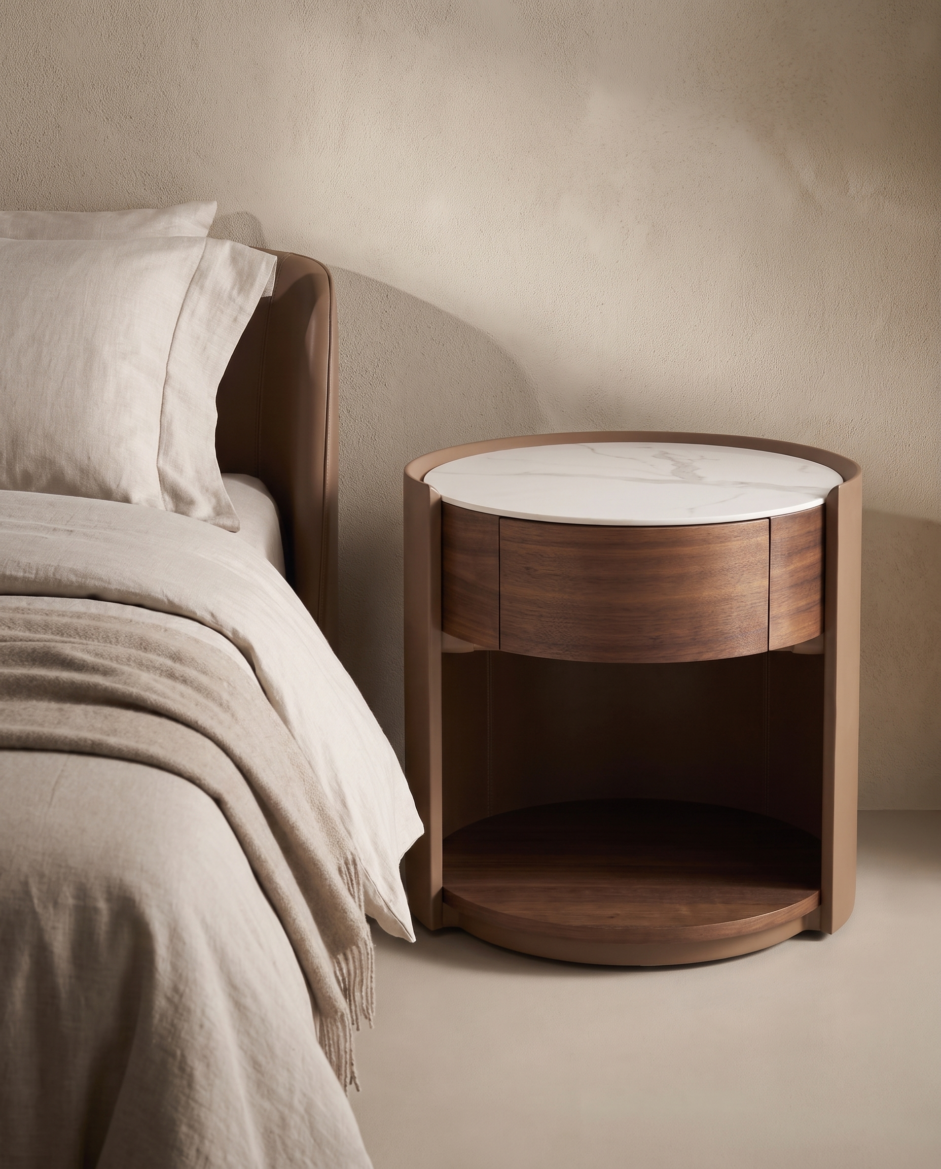 Oracle Nightstand Bedside Table(Set of 2)