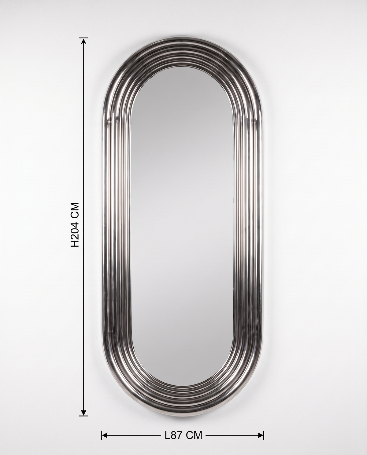 Orbit Chrome Long Mirror