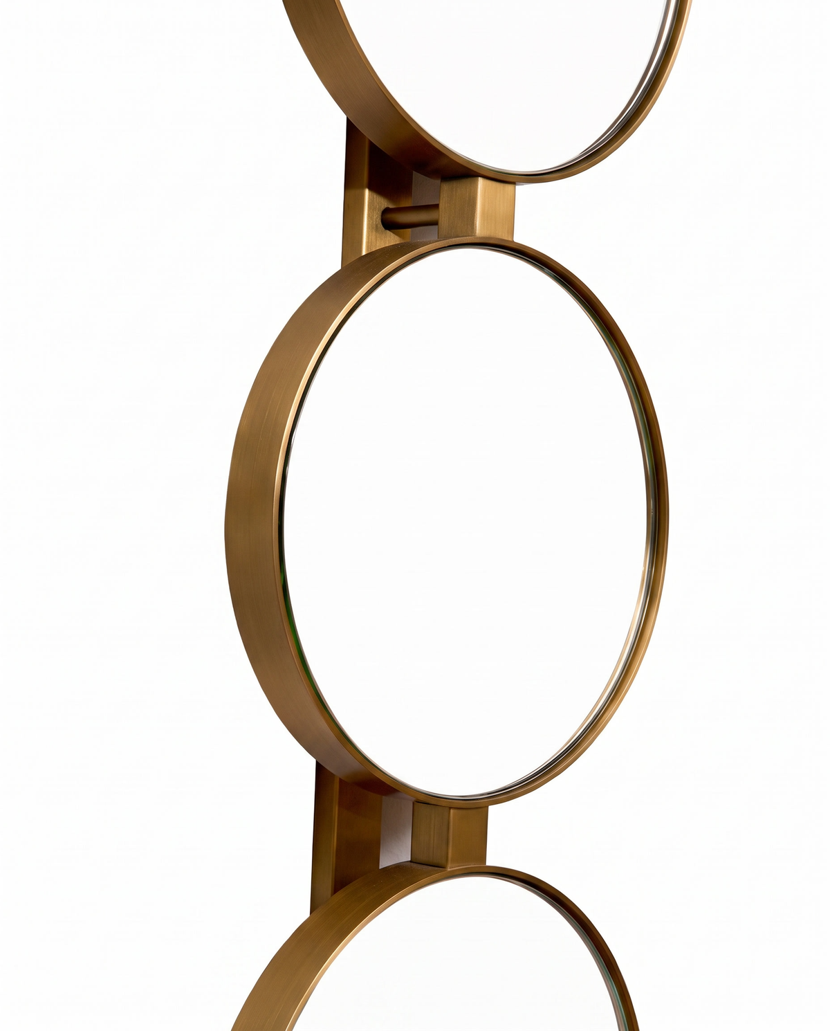 Orbital Drop - Button Wall Mirror Duo