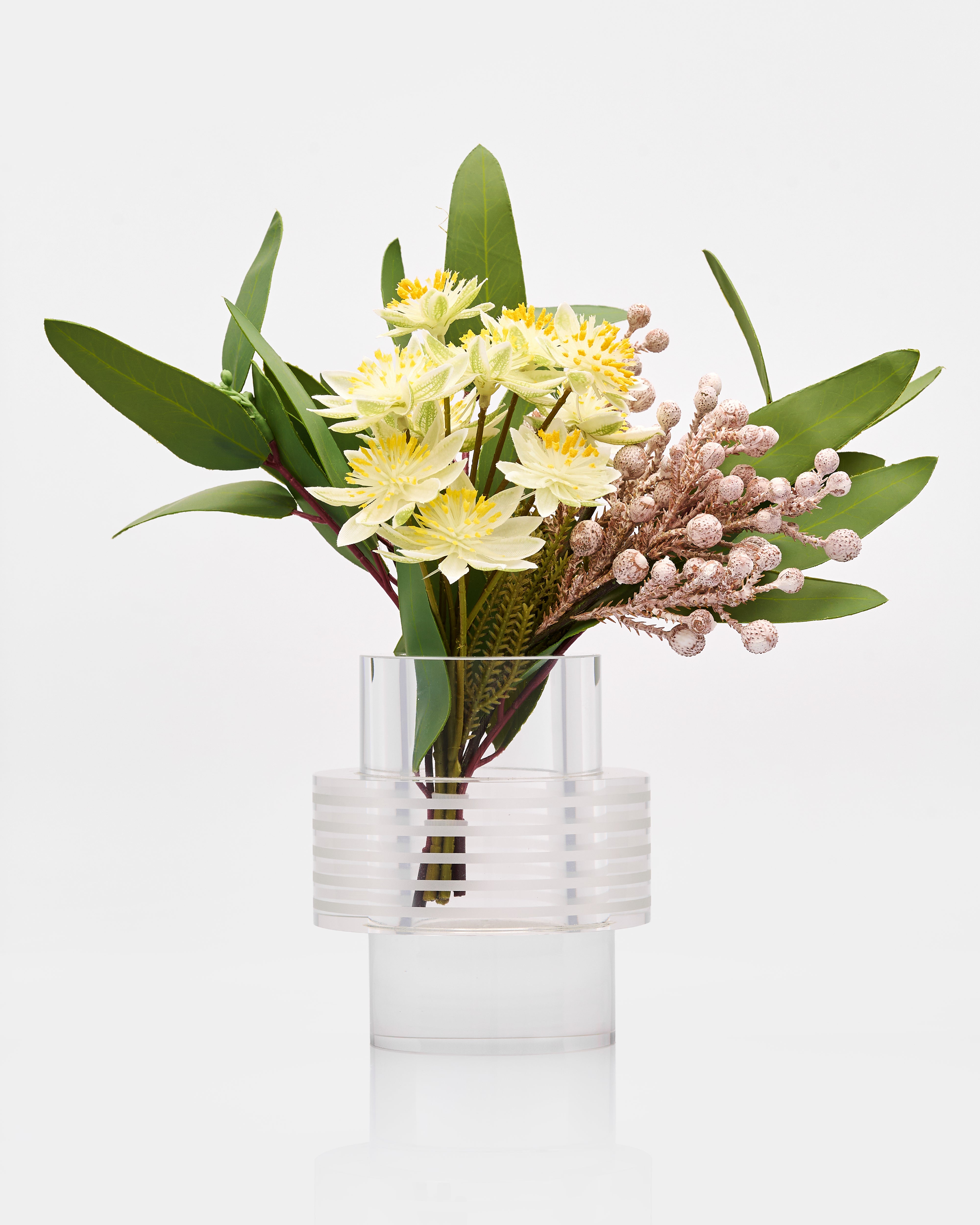 Petaline Artificial Flowering Plant