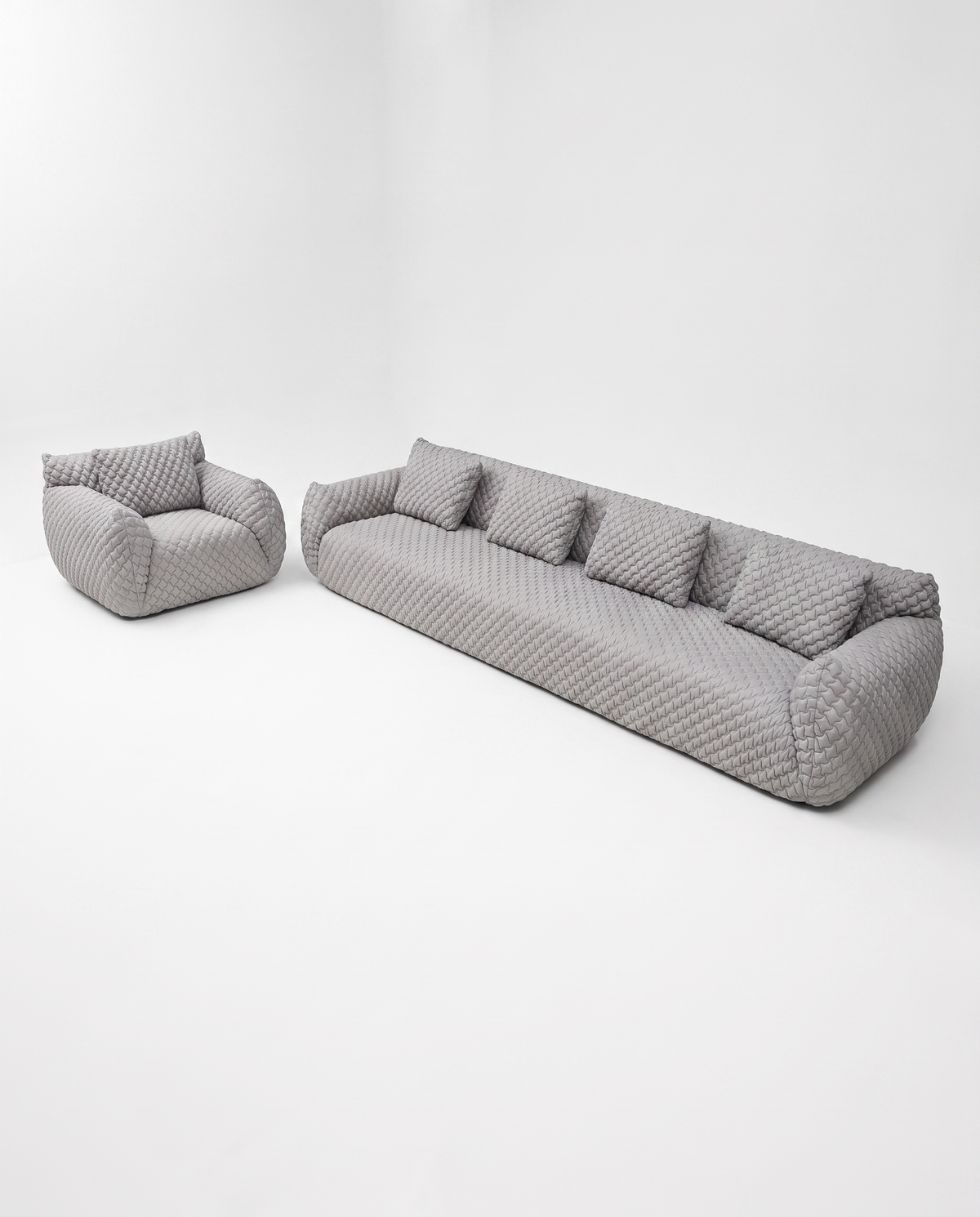 Cielo Comfy Sofa - Grey
