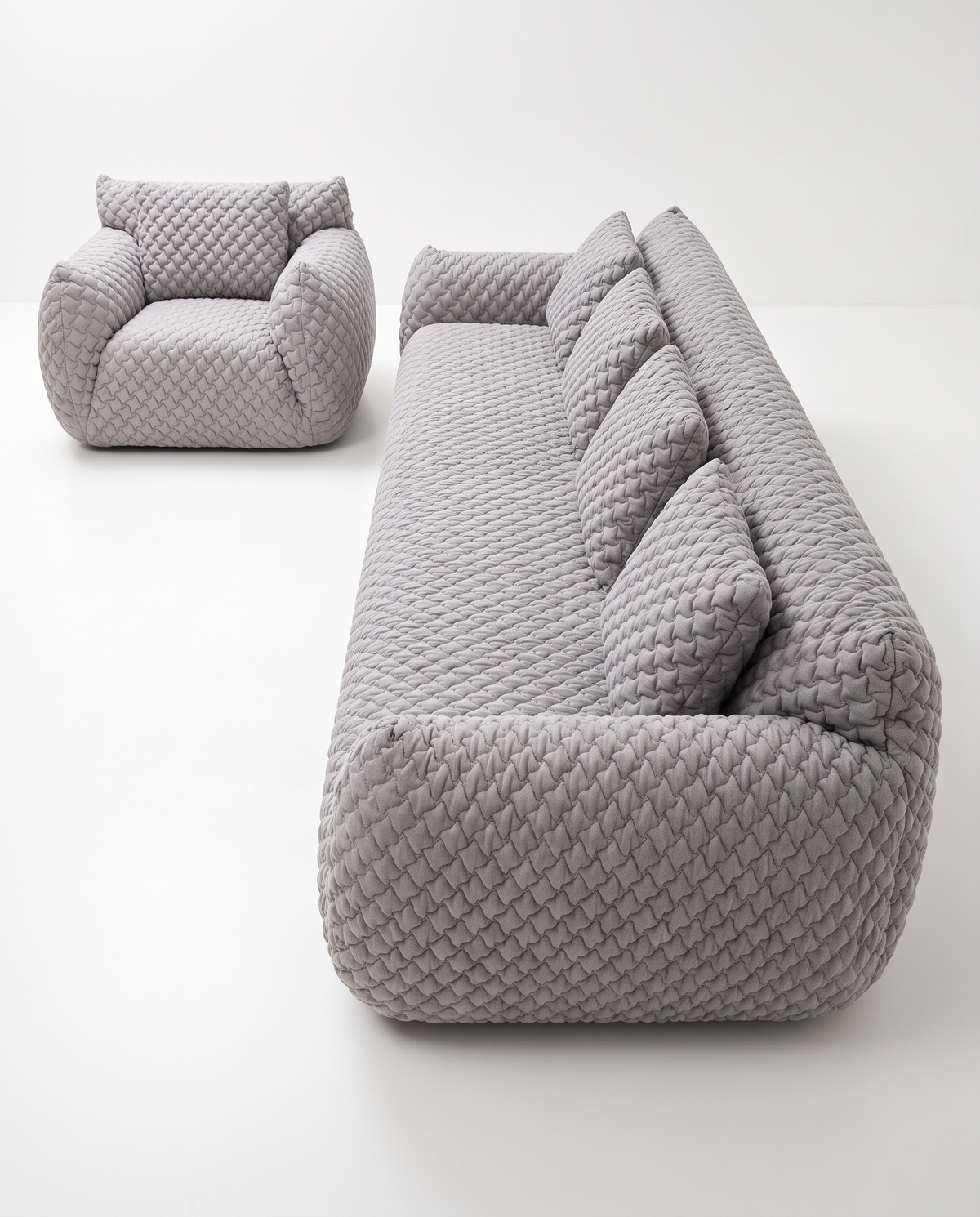 Cielo Comfy Sofa - Grey