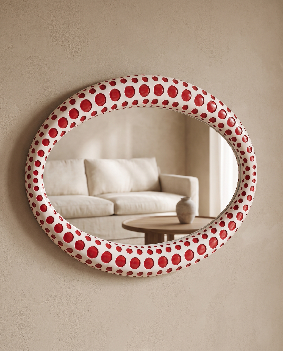 Polka Statement Mirror