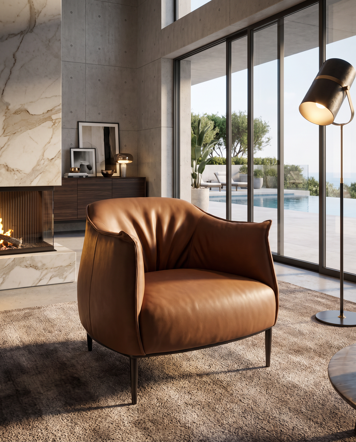 Tan Haven Armchair (Set of 2)
