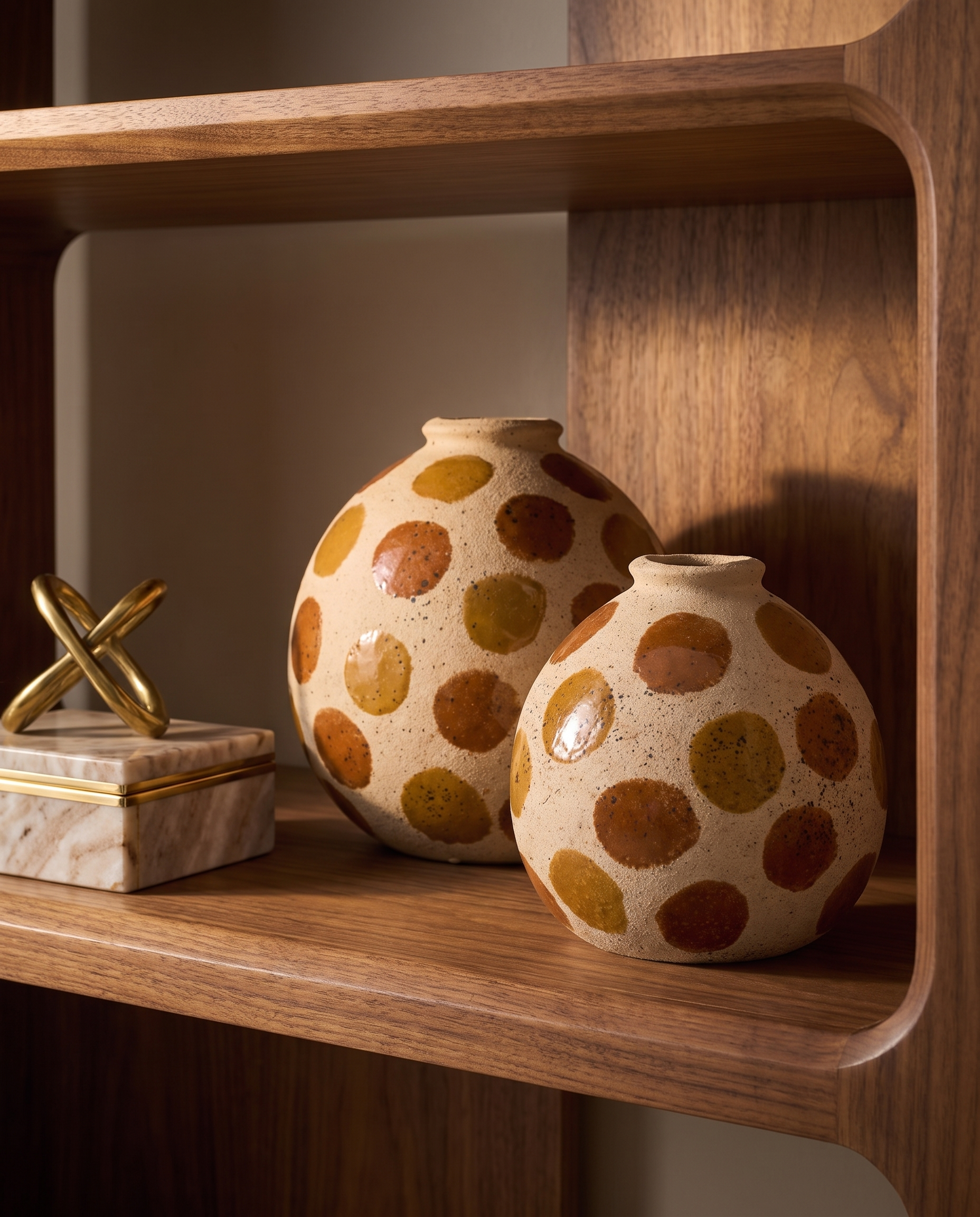 Terracotta Moons Decor Set