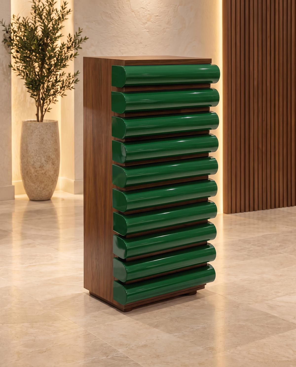 The Emerald Pillar Green Drawer