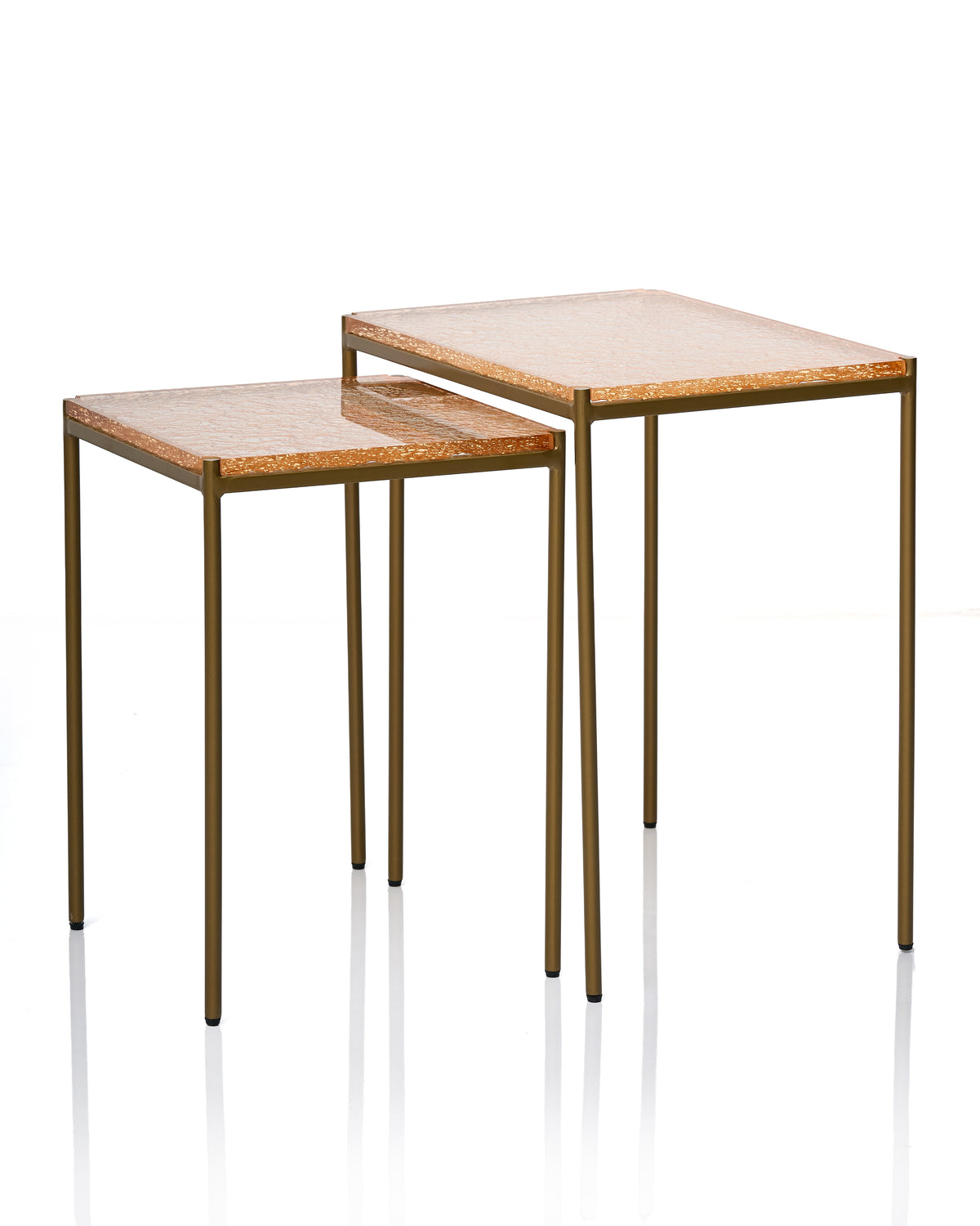 The Grid & Glow Side Table Set