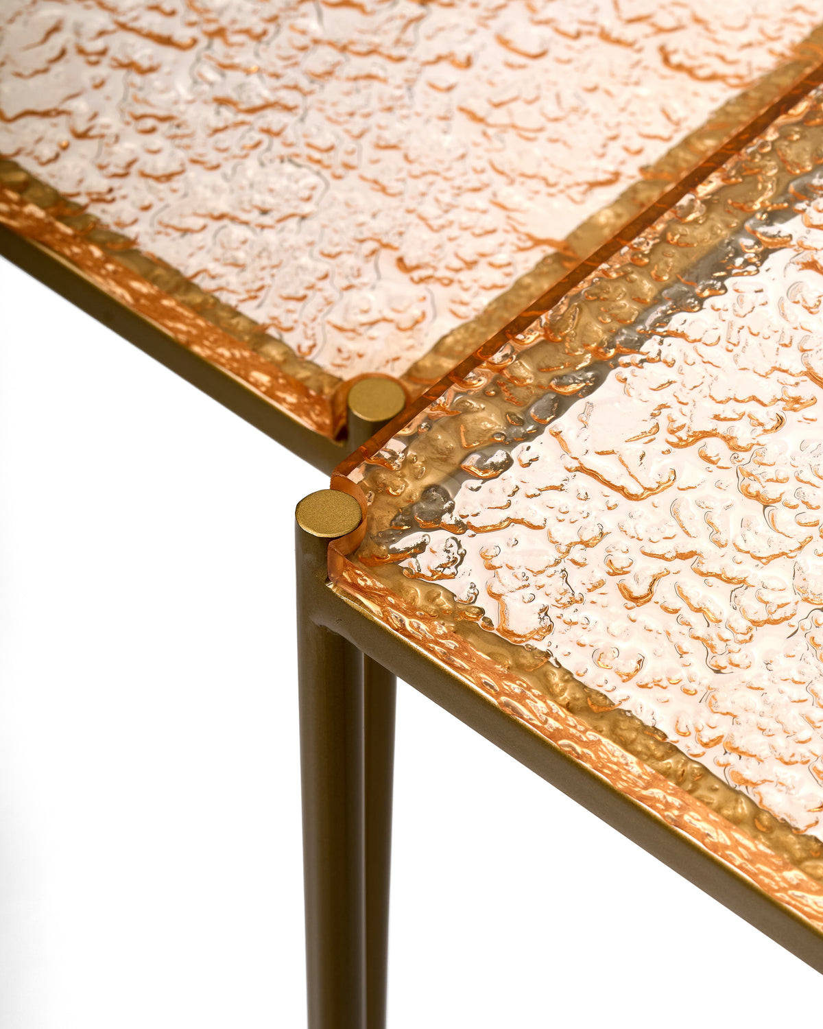 The Grid & Glow Side Table Set