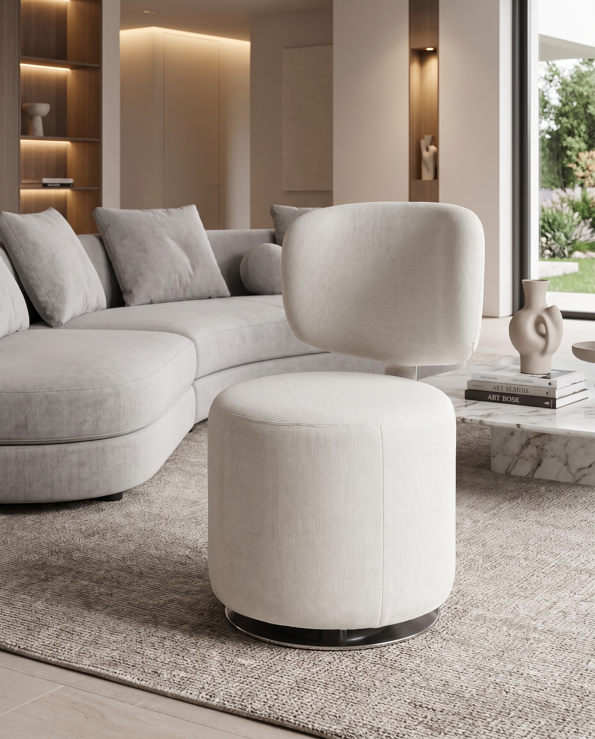 The Kenzie Swivel Armchair