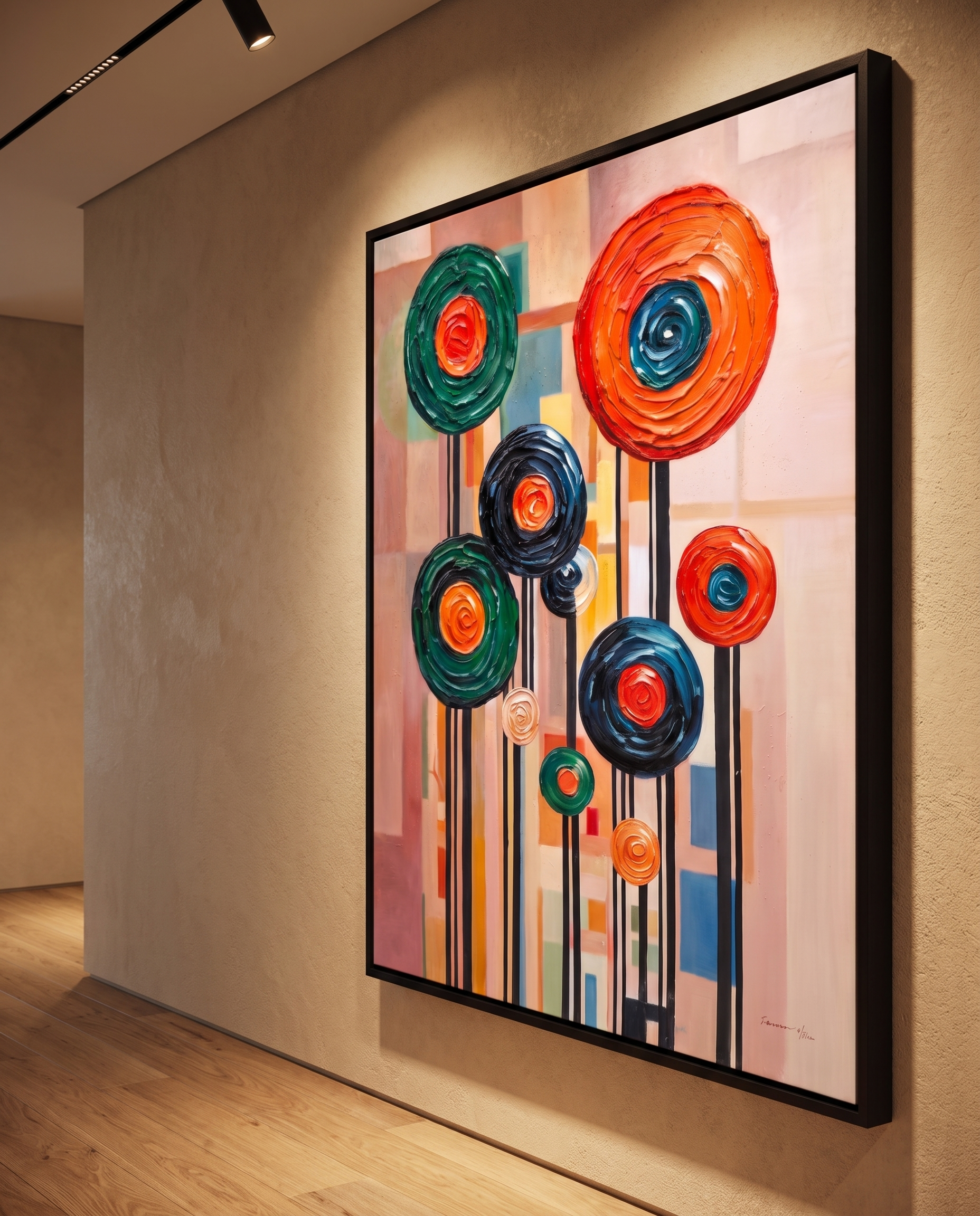 The Mid-Century Grove - Modern Wallart