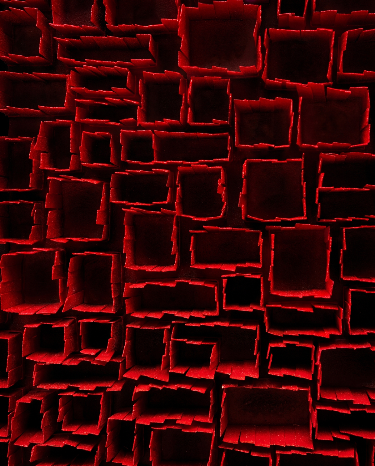 The Obsidian Rift - Modern Luxury Wallart