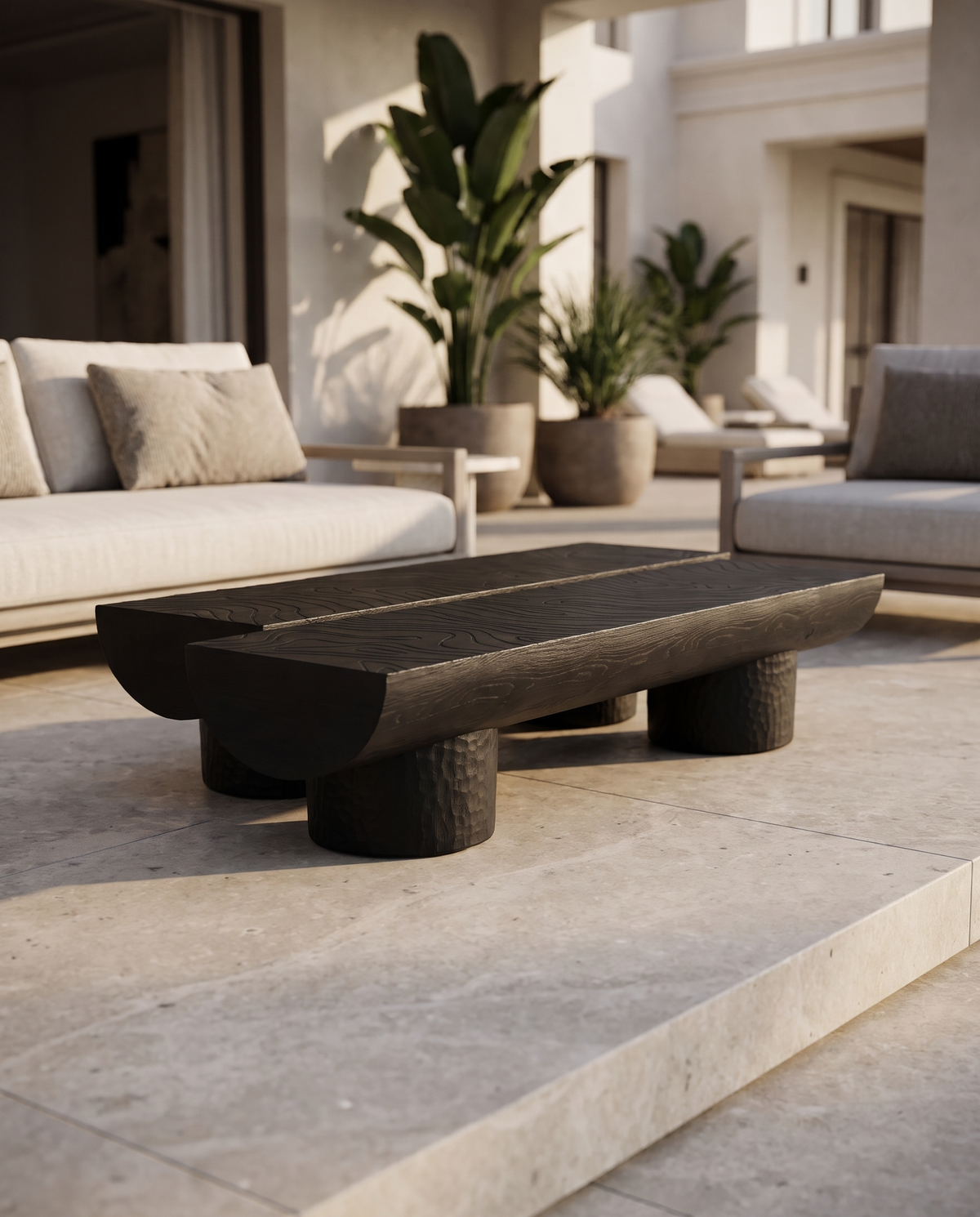 The Rift Duo - Wooden Coffee Table