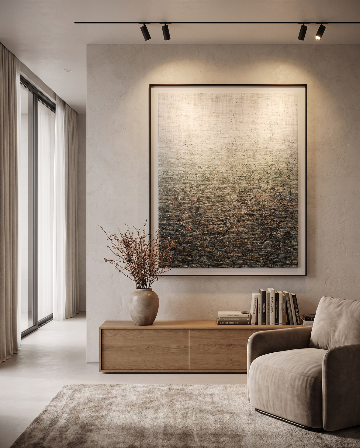 The Weight of Air - Modern Aesthetic Wallart