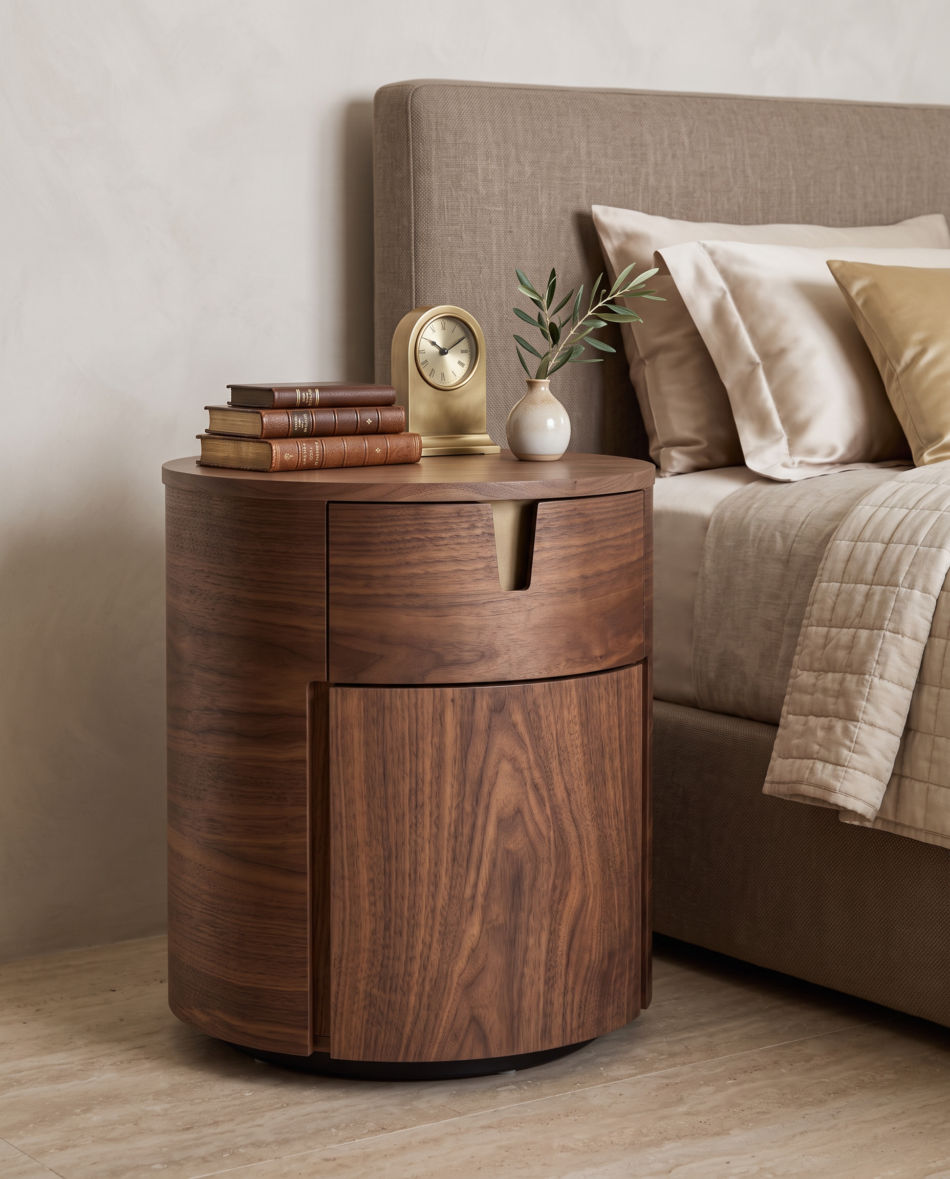 Verona Nightstand Bedside Table(Set of 2)
