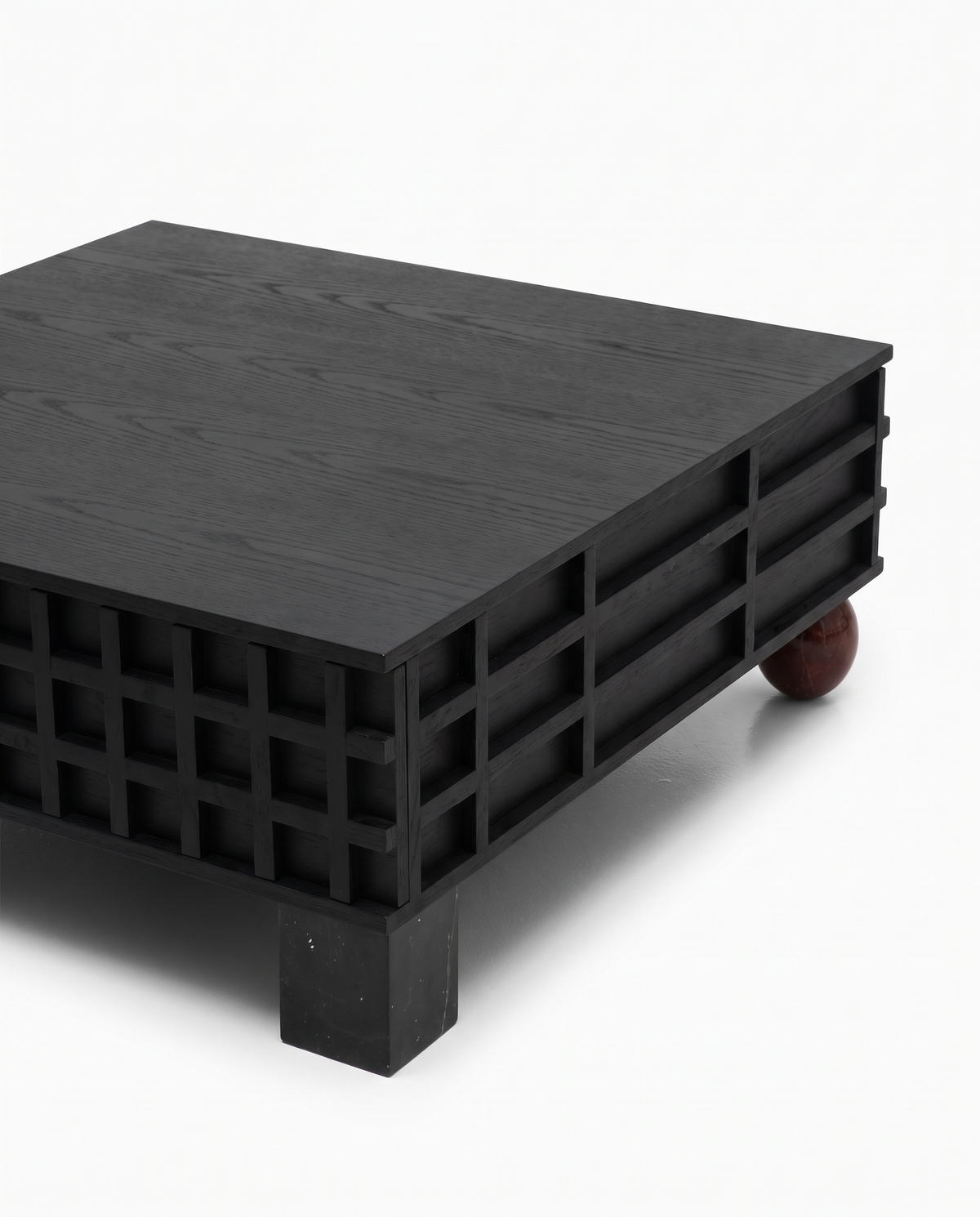 Waffle-Plinth Coffee Table