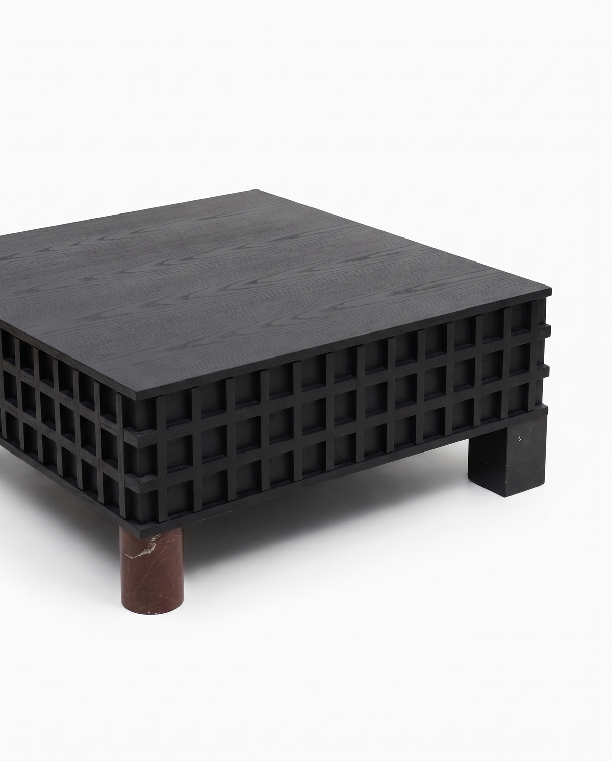 Waffle-Plinth Coffee Table