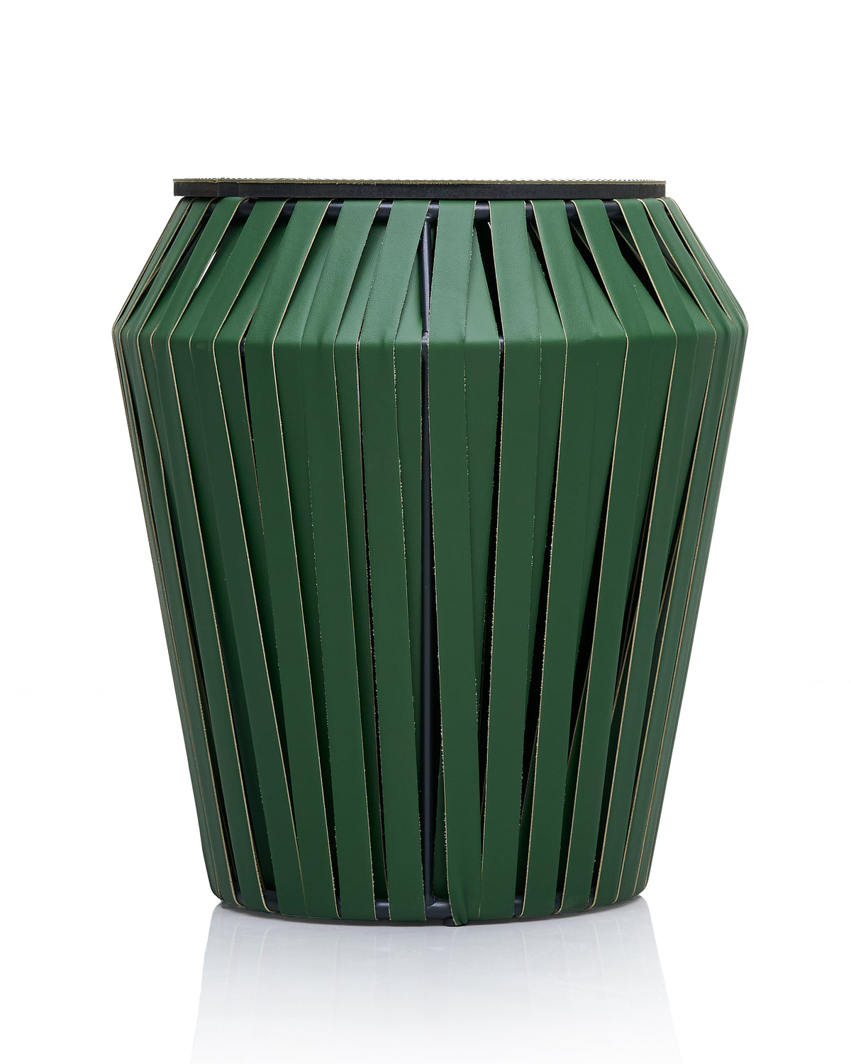 Willow Drum Side Table/Stool - Green