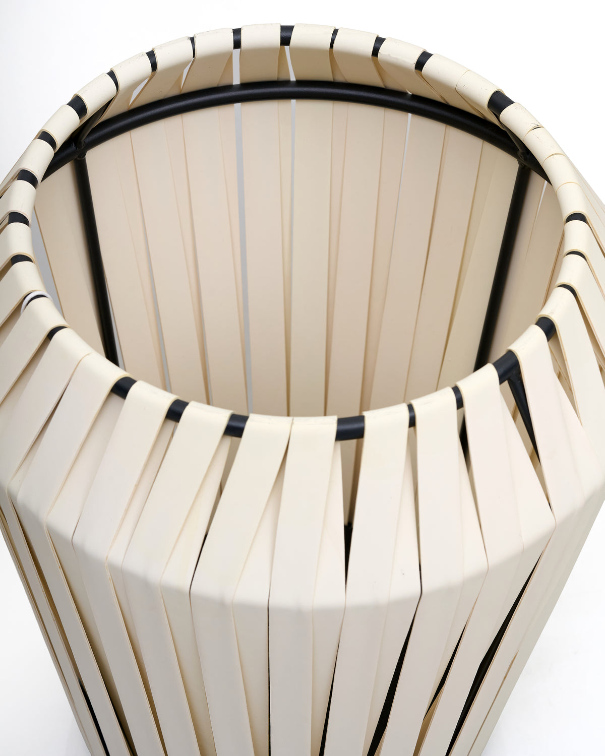 Willow Drum Side Table/Stool - Off White