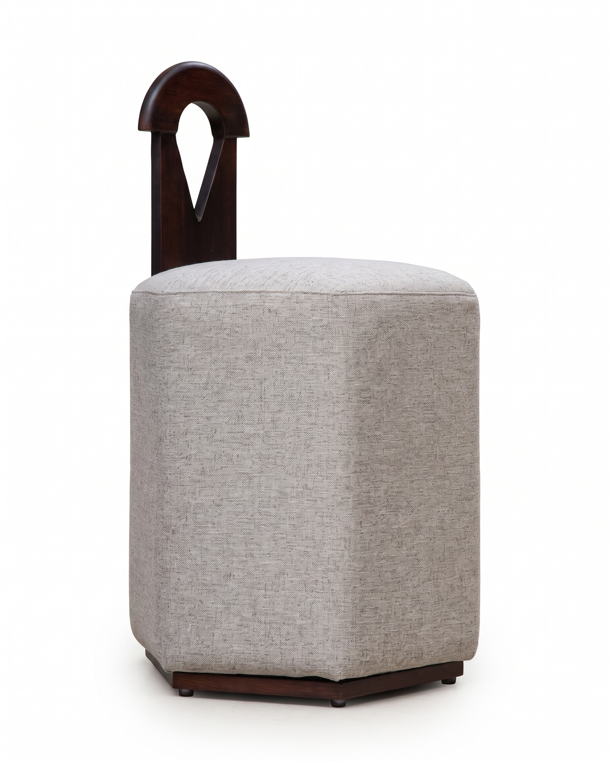 Zena Vanity Stool Grey
