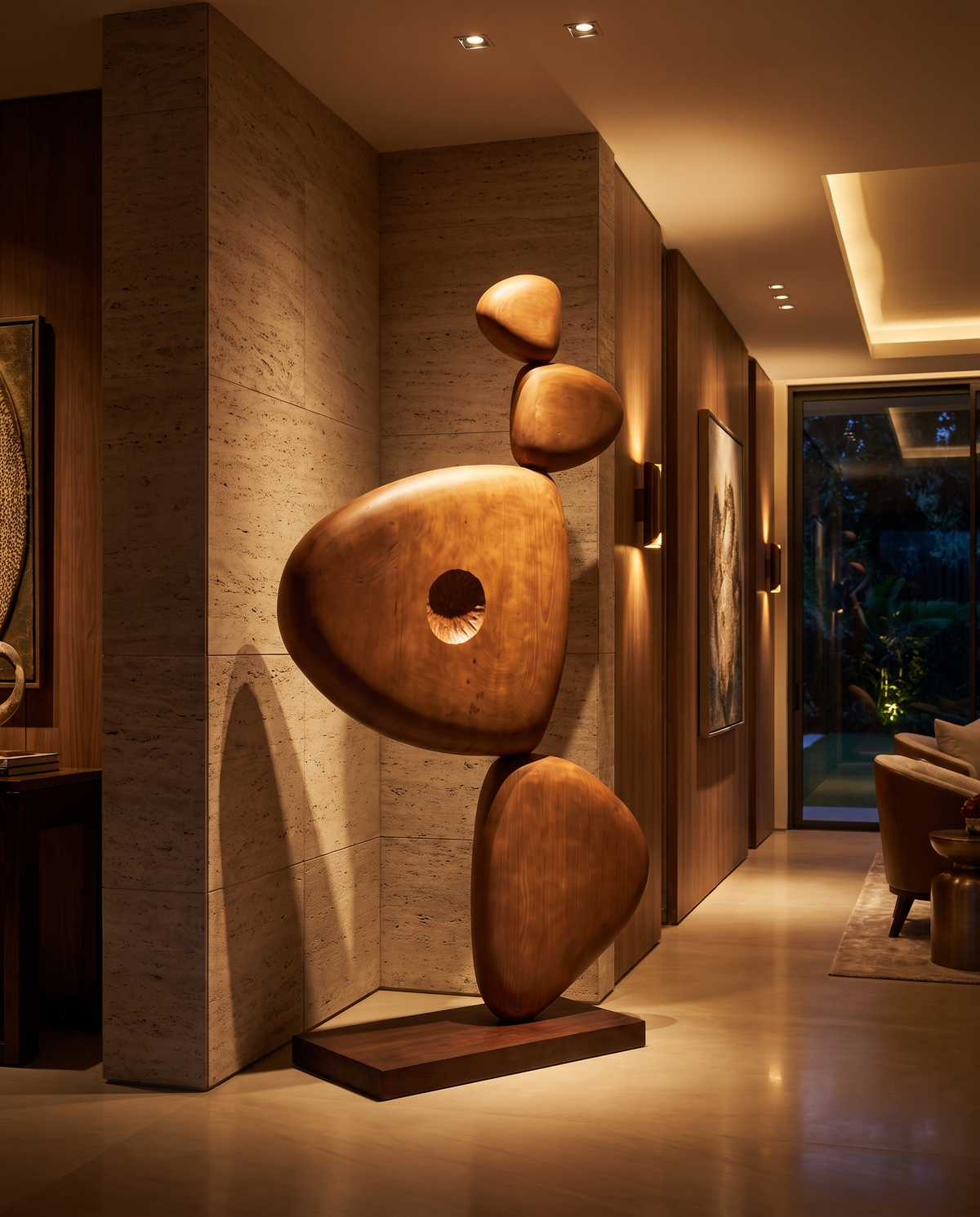 Zenith Statera Wooden Large Sculpture