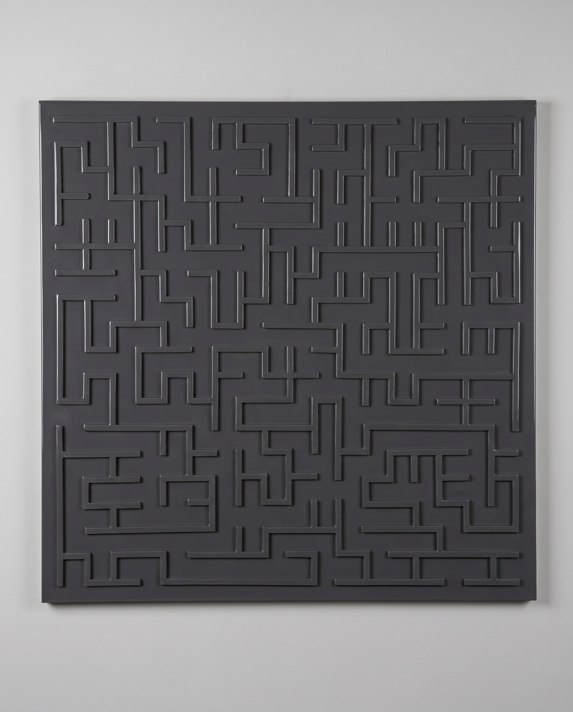 Grey Harmony Maze Wall Art