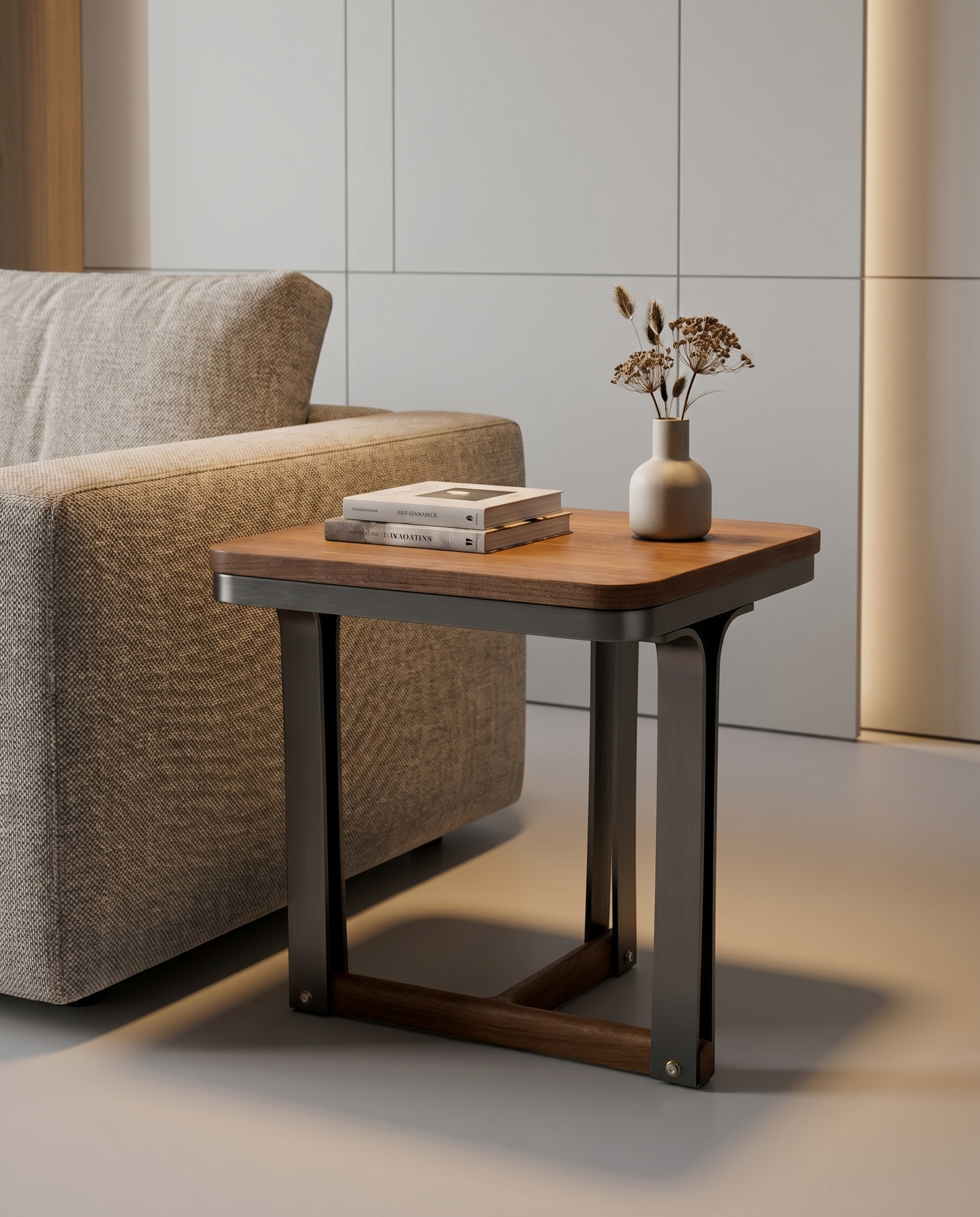 Annie Tetra Wood Side Table