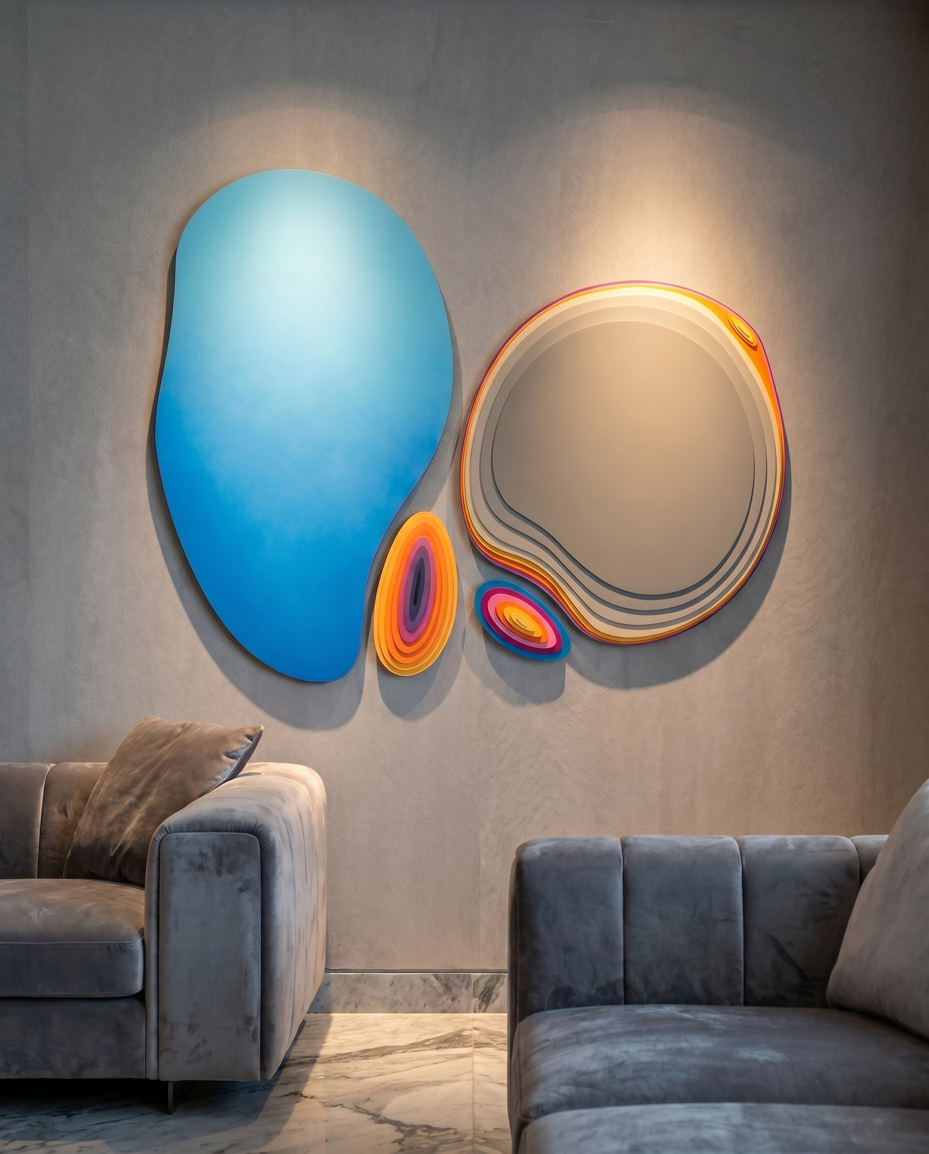 Eden's Emblem - Hand painted Luxury Wallart