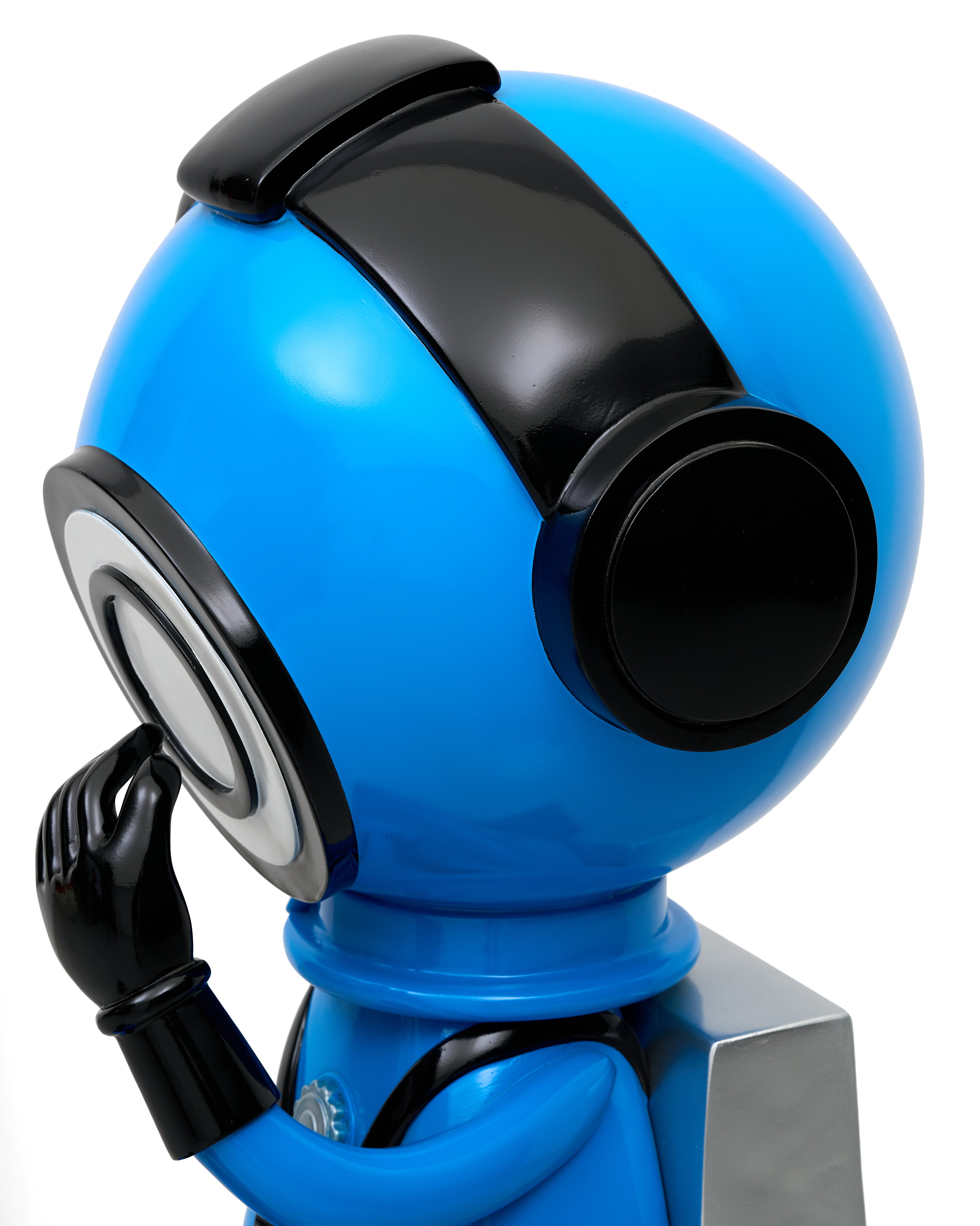 Modern Astro Blue Large Figurine (Without Pedestal)