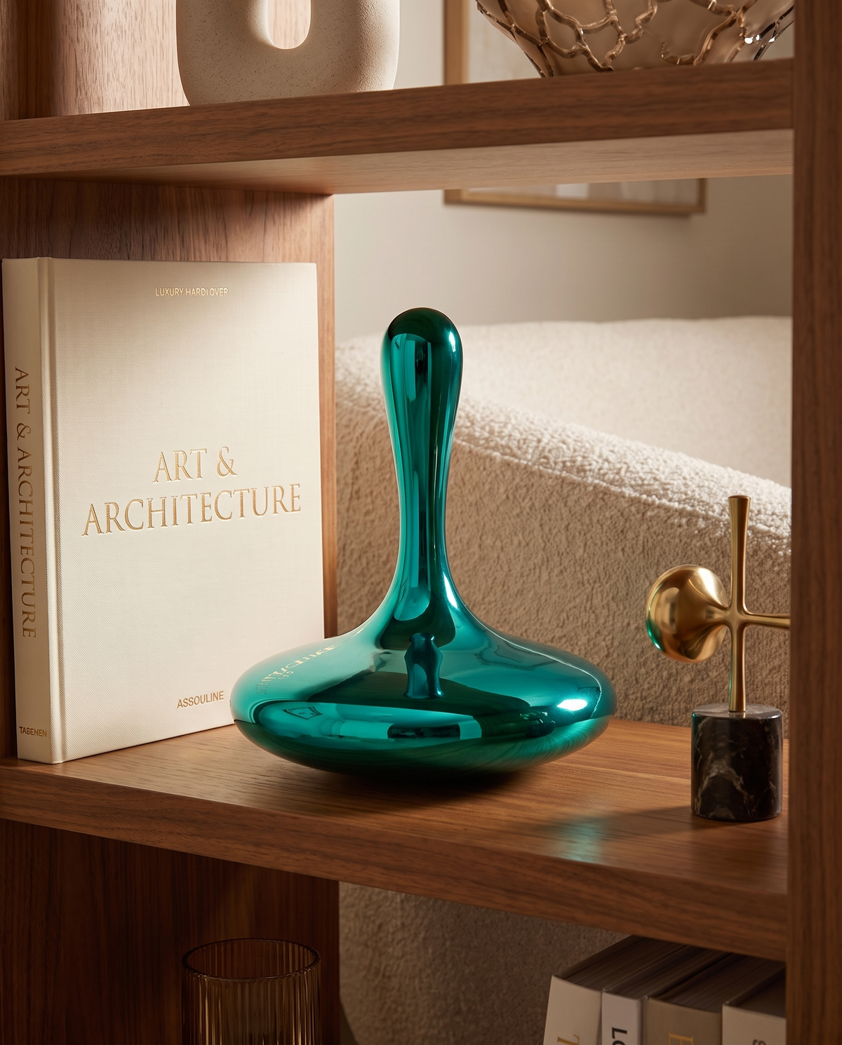 Aurelle Loop Polo Teal Decor