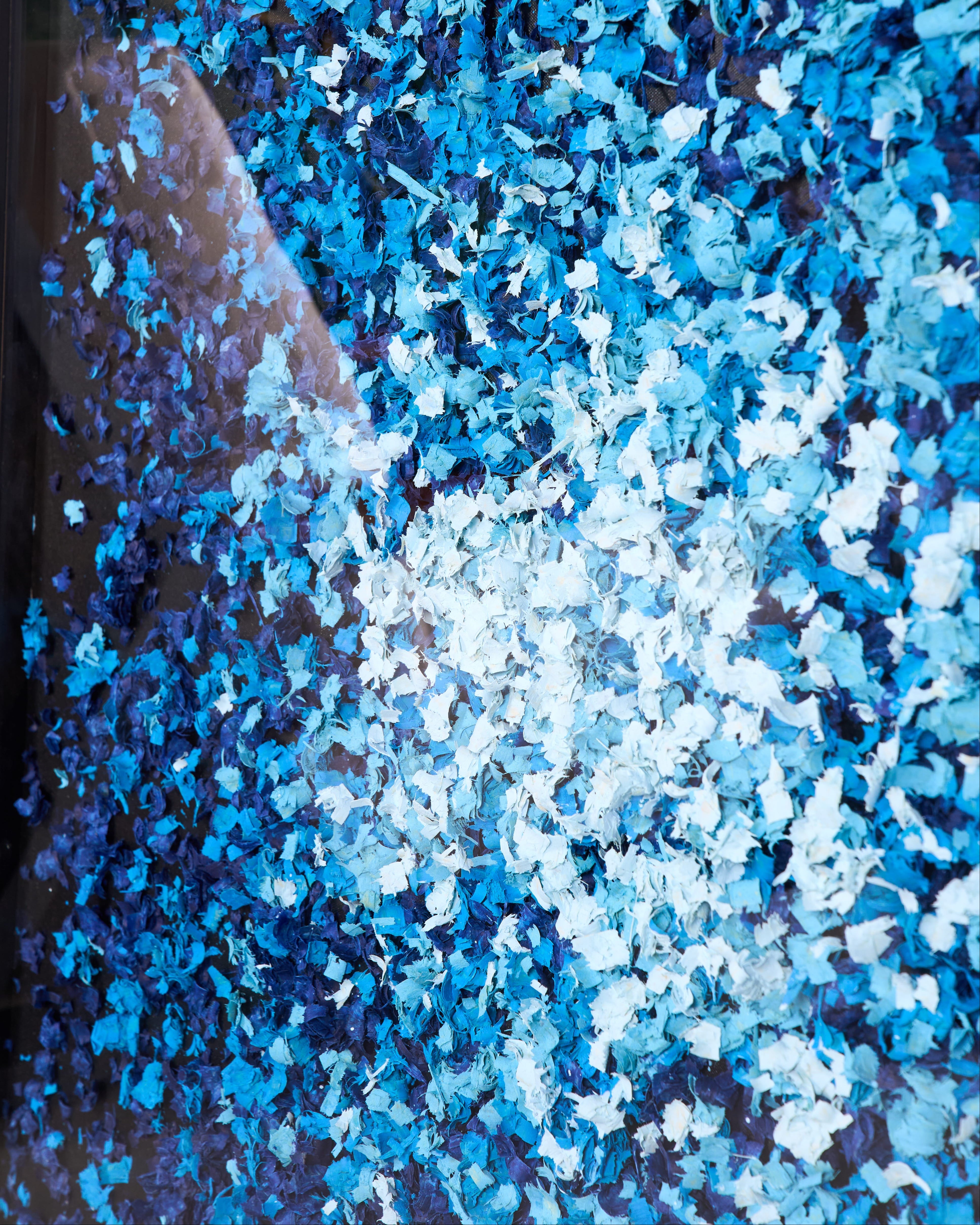 Azure Petals - Floral Blossom Modern Wallart