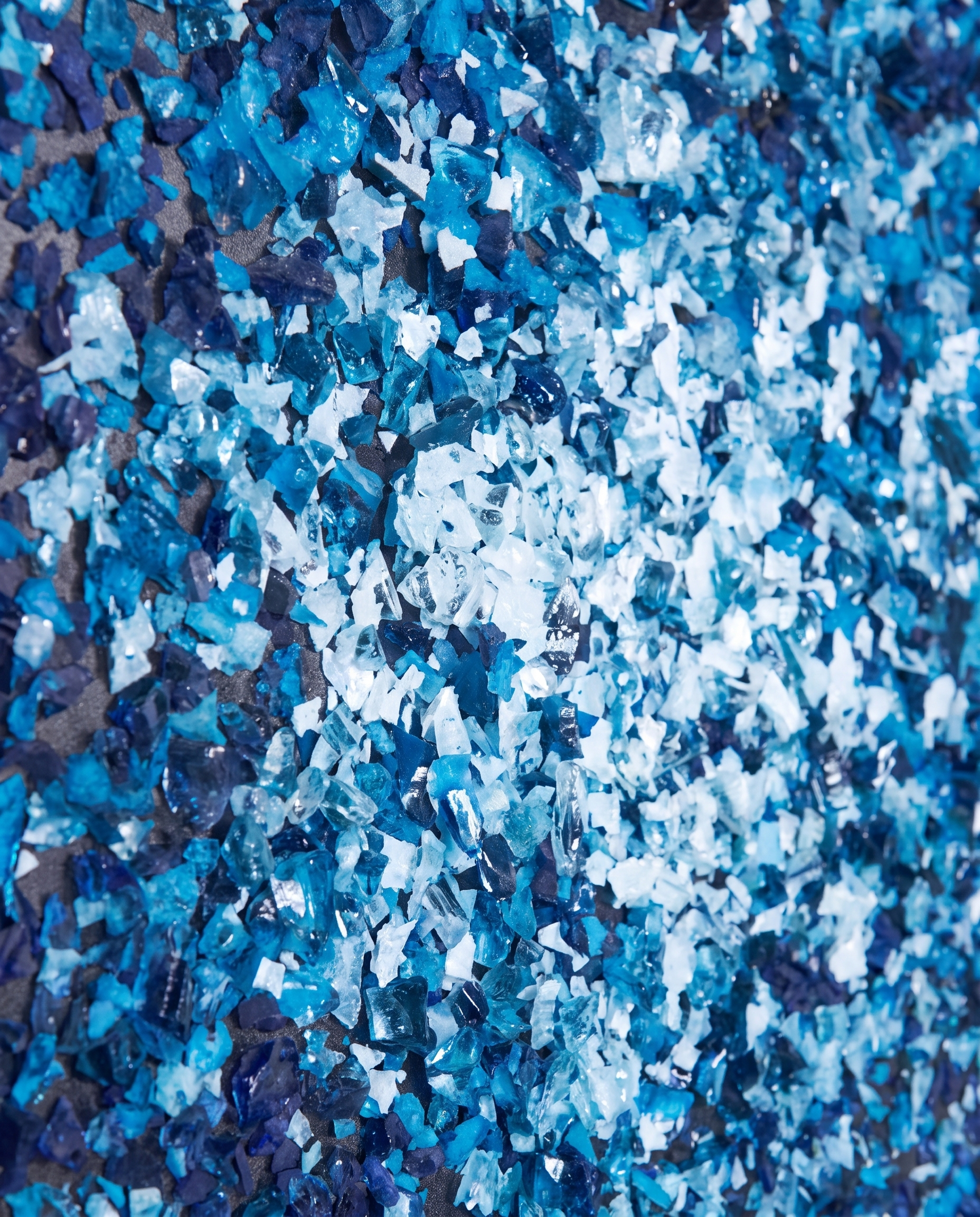 Azure Petals - Floral Blossom Modern Wallart