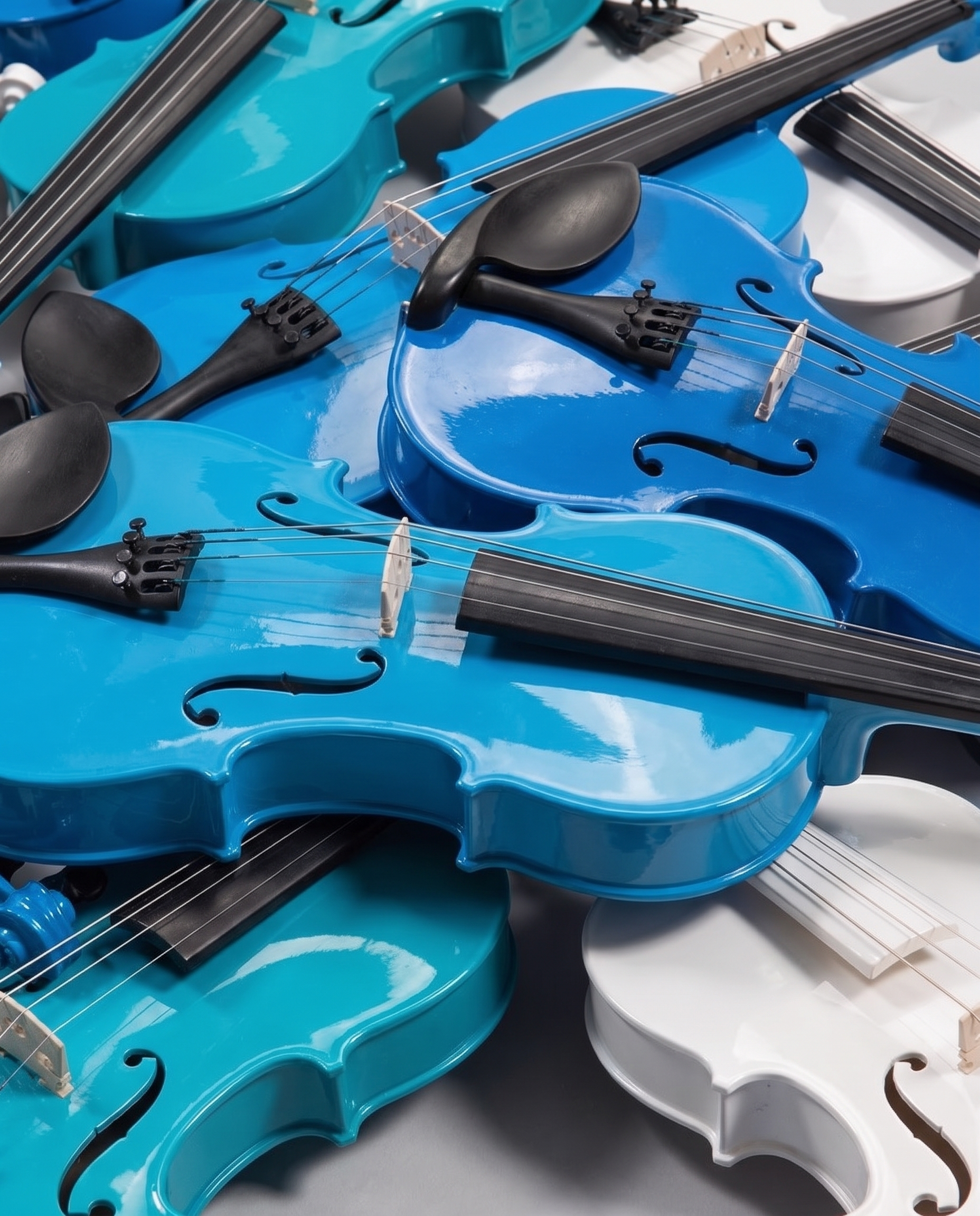 Azure Symphony - Violin Wallart