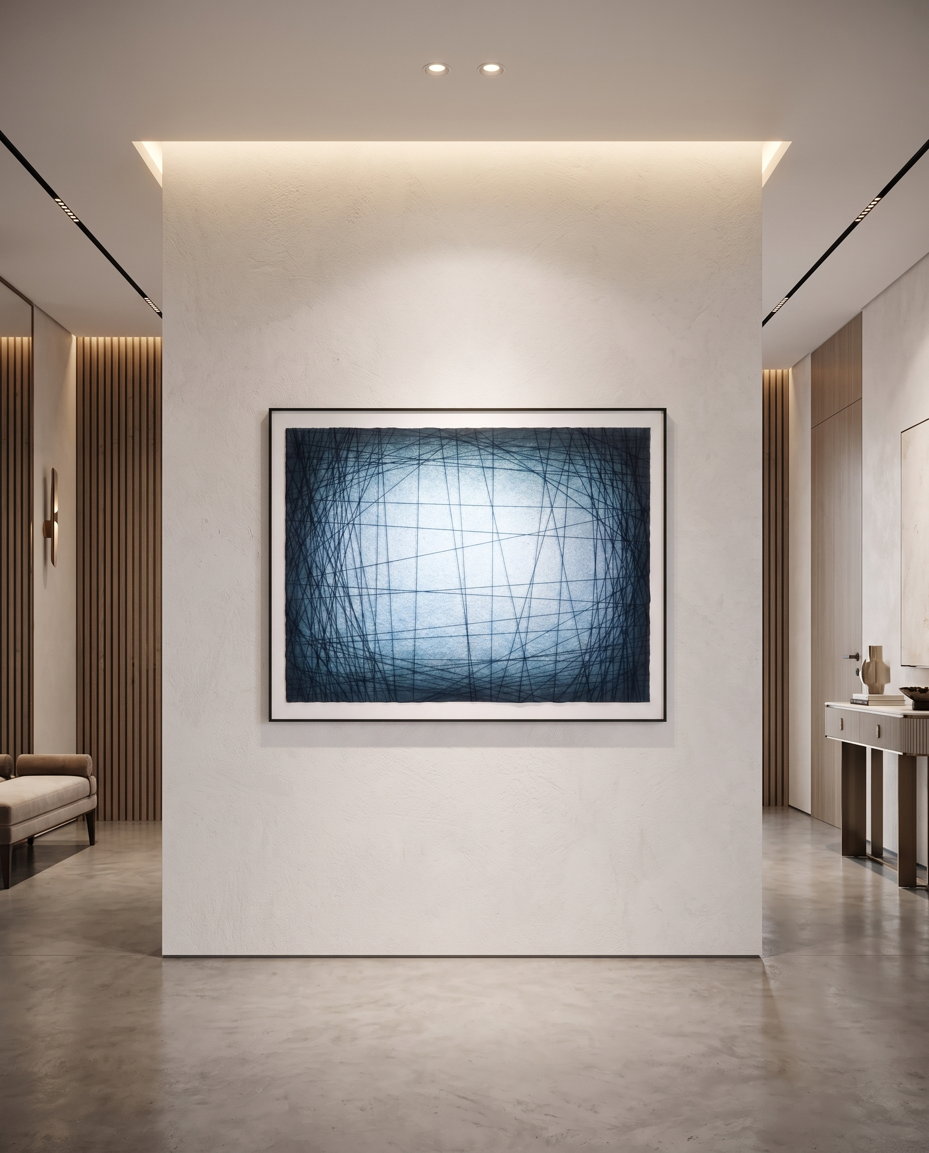 Azure Weave - Modern Luxury Wallart