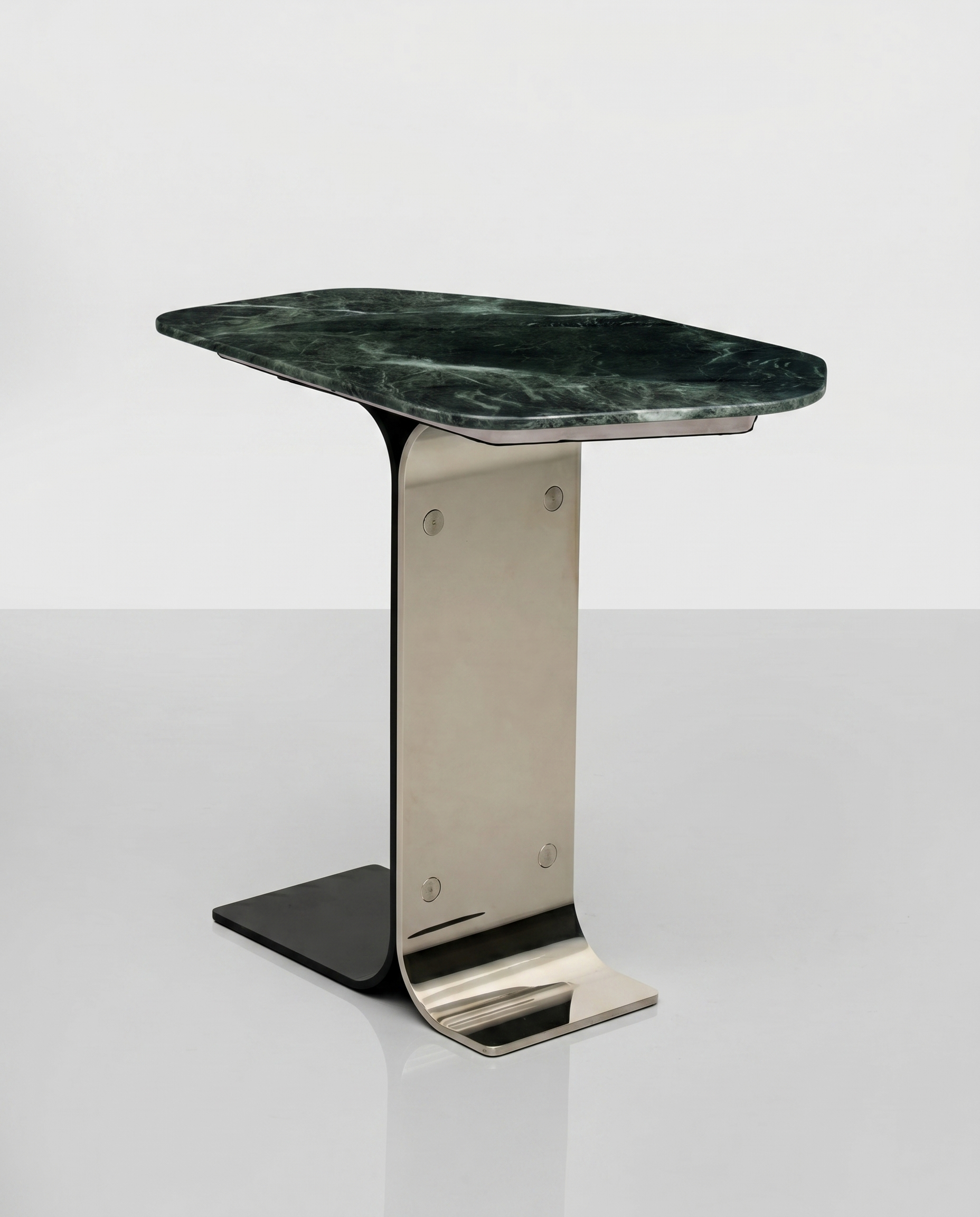 Baku Irish Green Marble Side Table