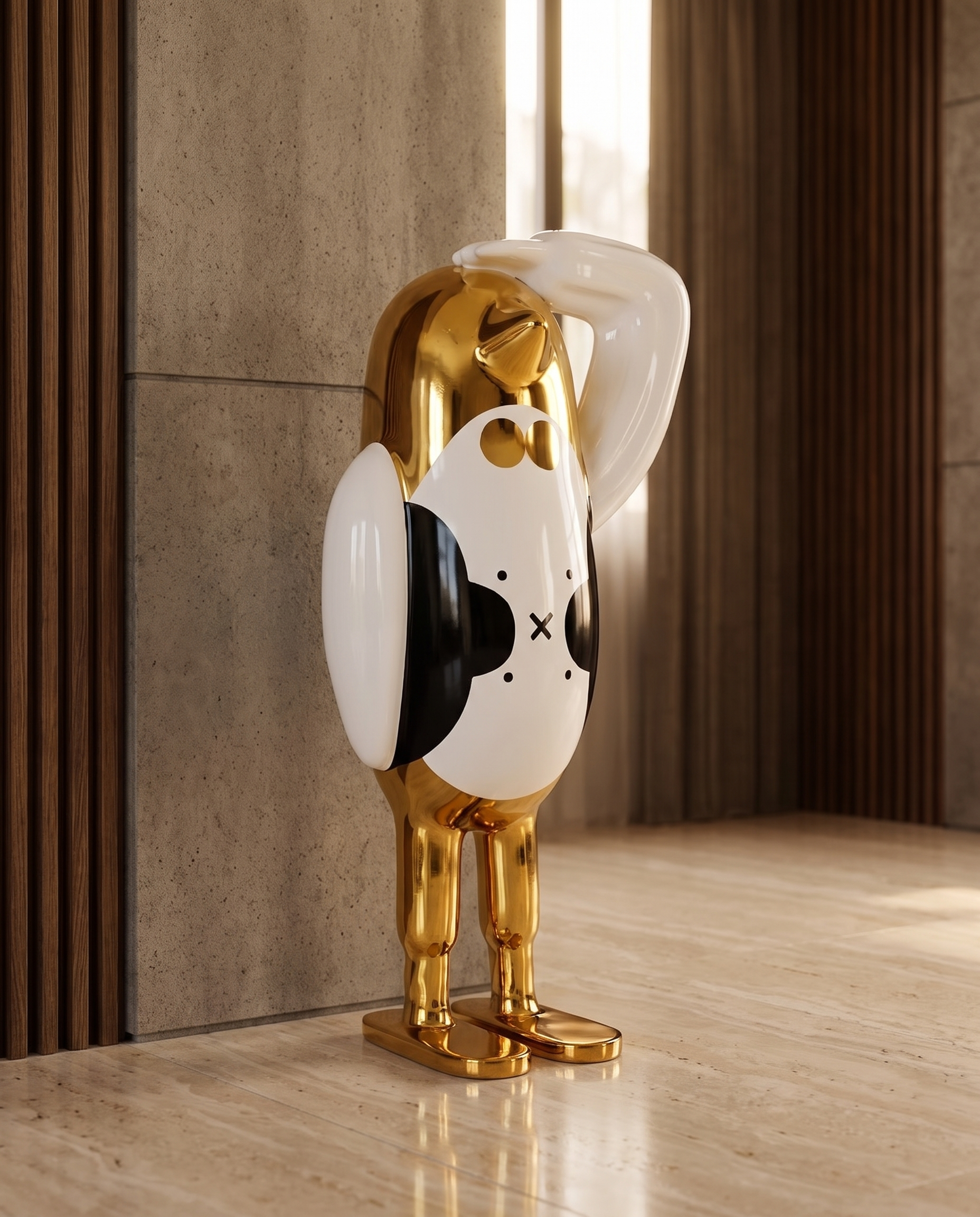 Velora Hope Bird Figurine Golden