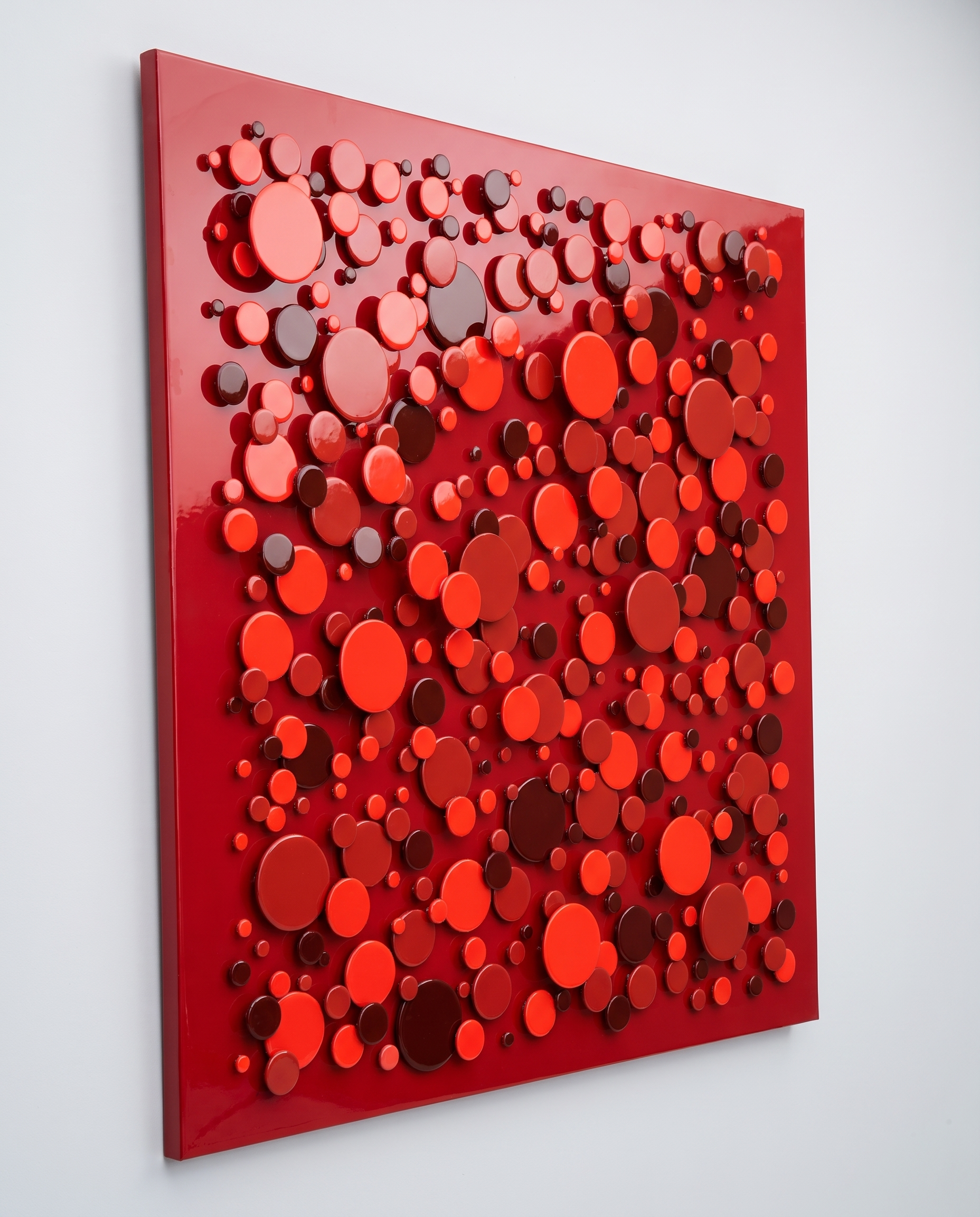 Crimson Constellation - Modern Wallart
