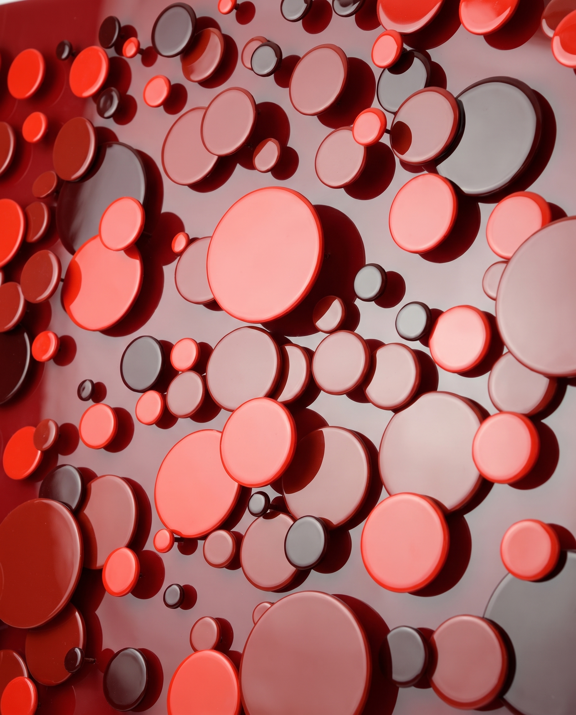 Crimson Constellation - Modern Wallart
