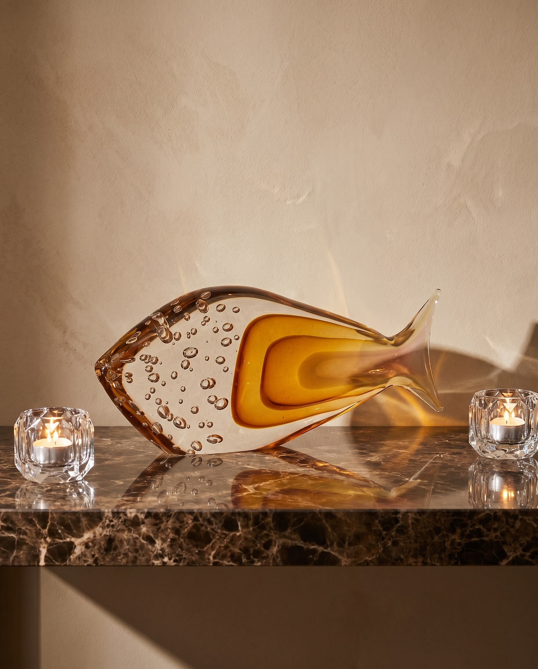 Alora Fish Crystal Glass Decor