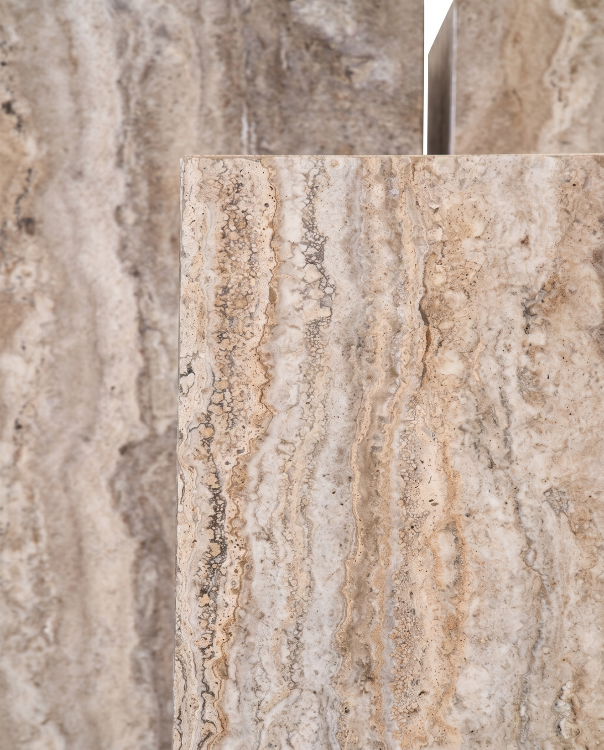 The Monolith Trio Pedestals - Textured Griege