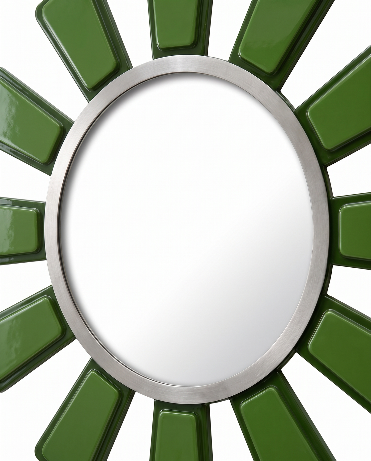 Deco Dahlia Green Mirror