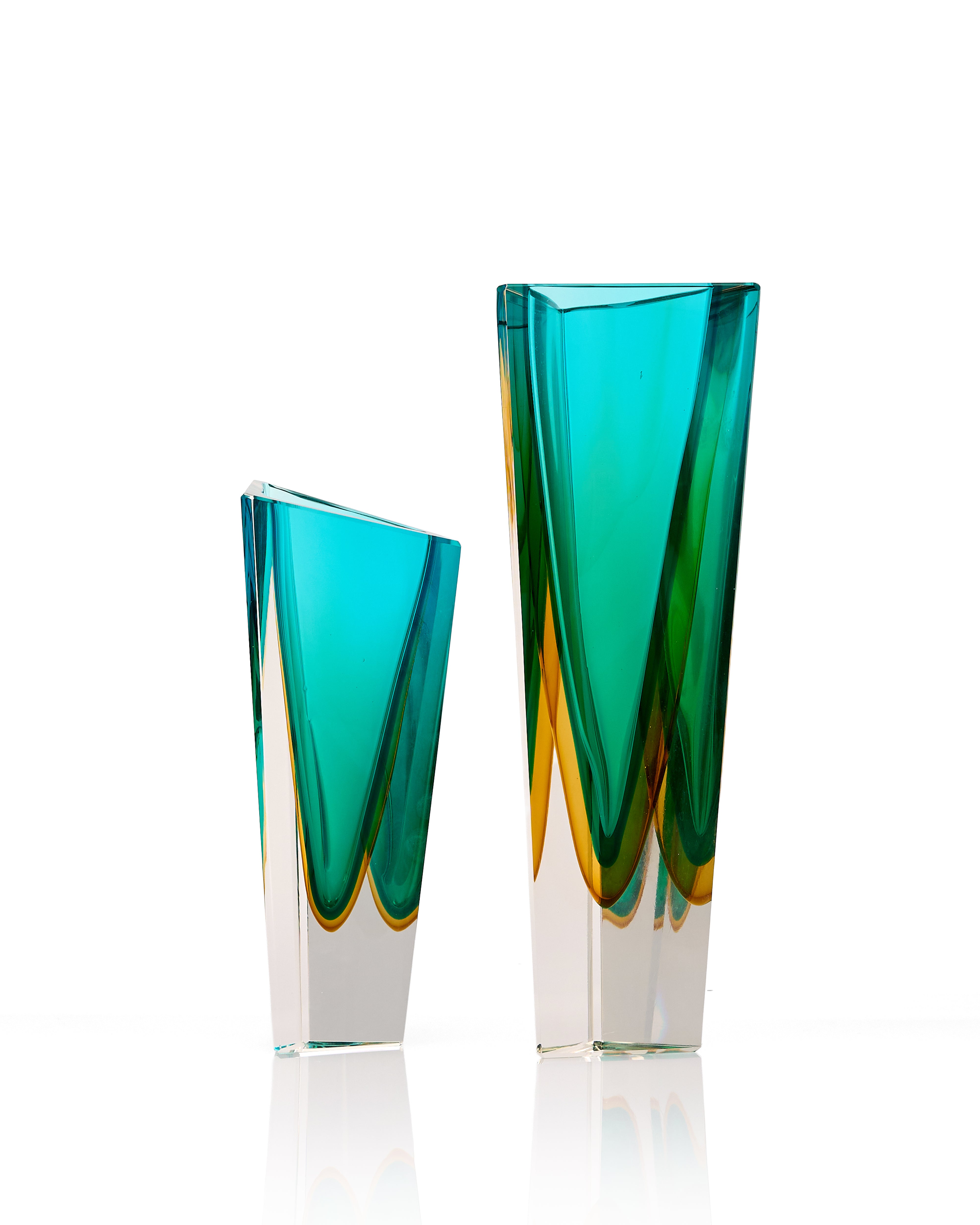 Willow Diamond Cut Crystal Vase