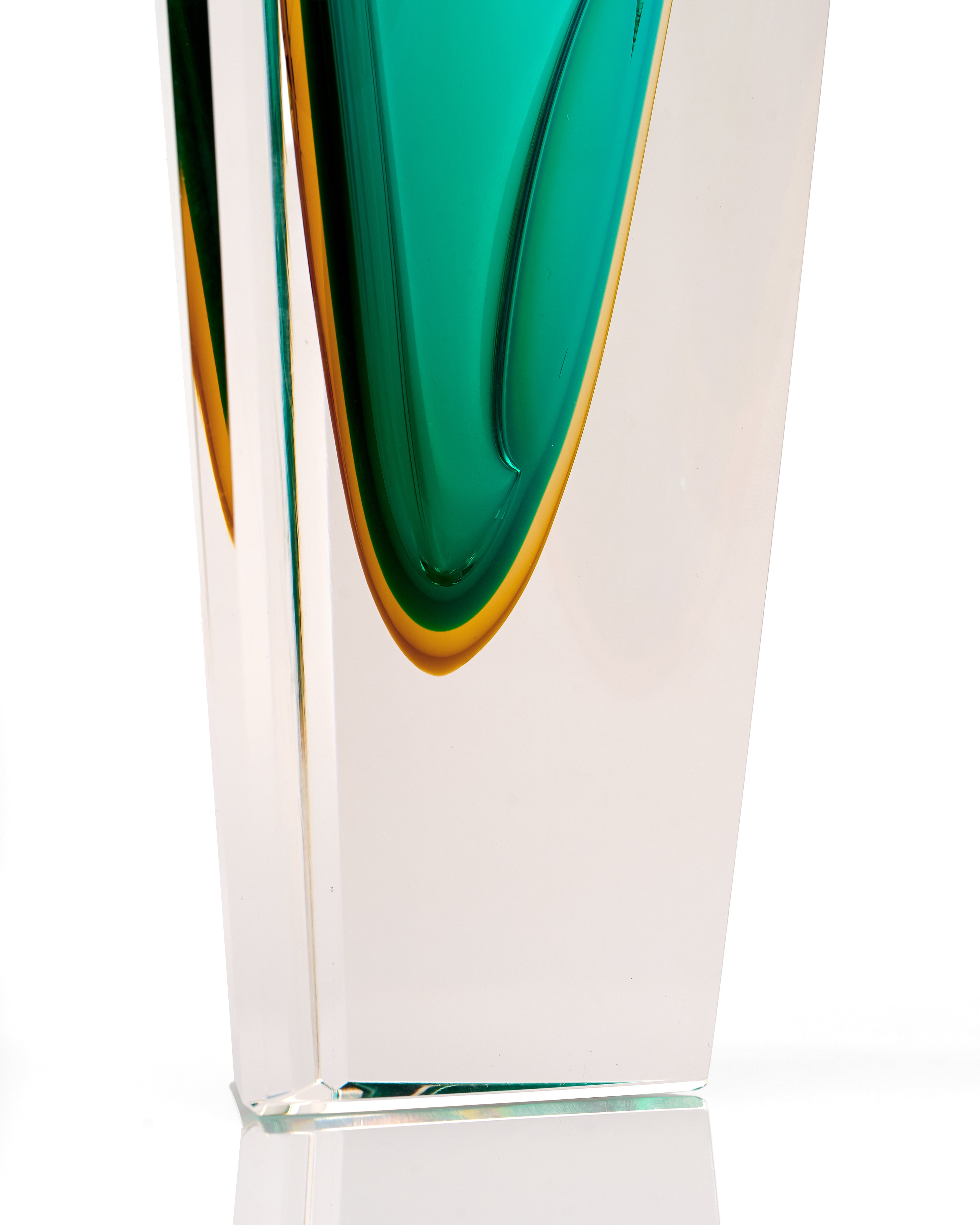 Willow Diamond Cut Crystal Vase