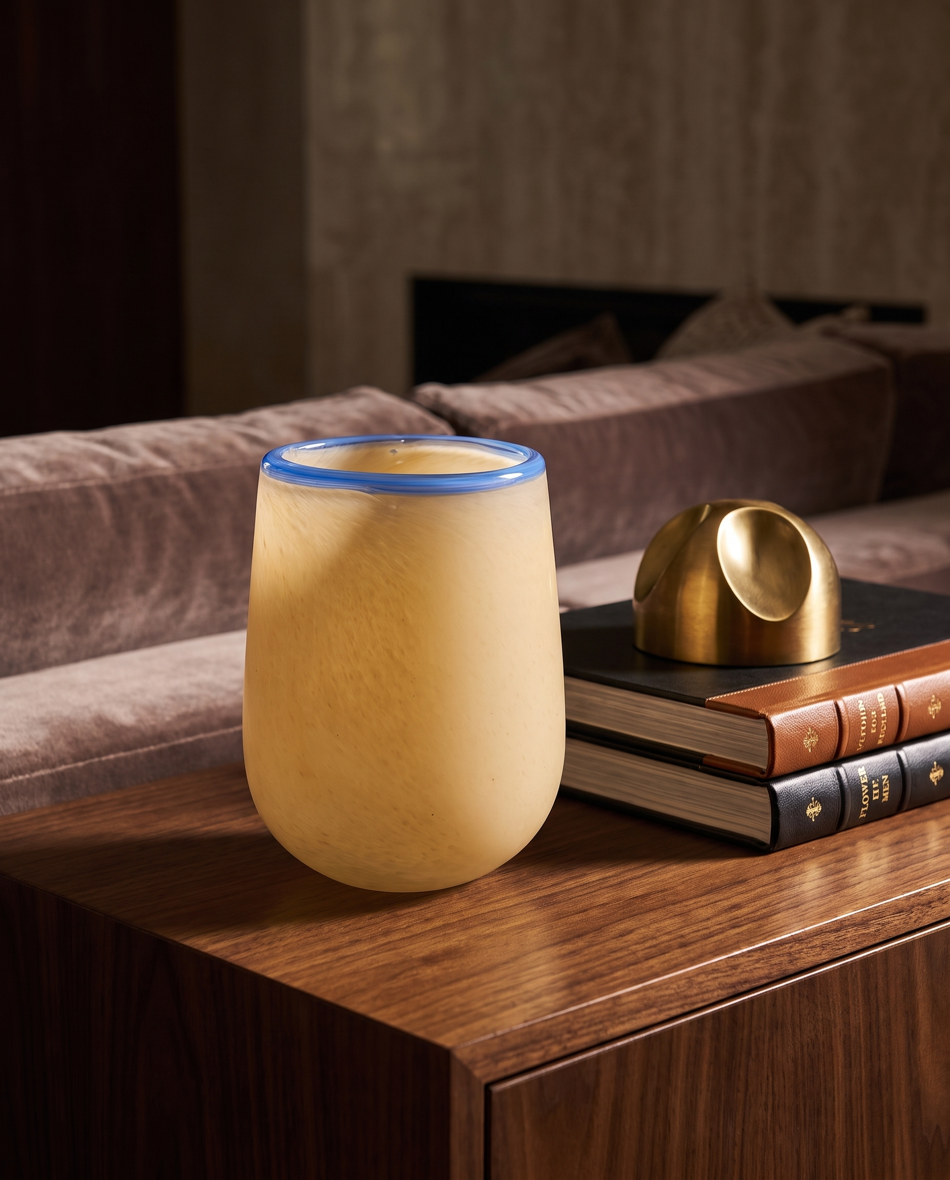 Prism Dusky Retro Beige Vase
