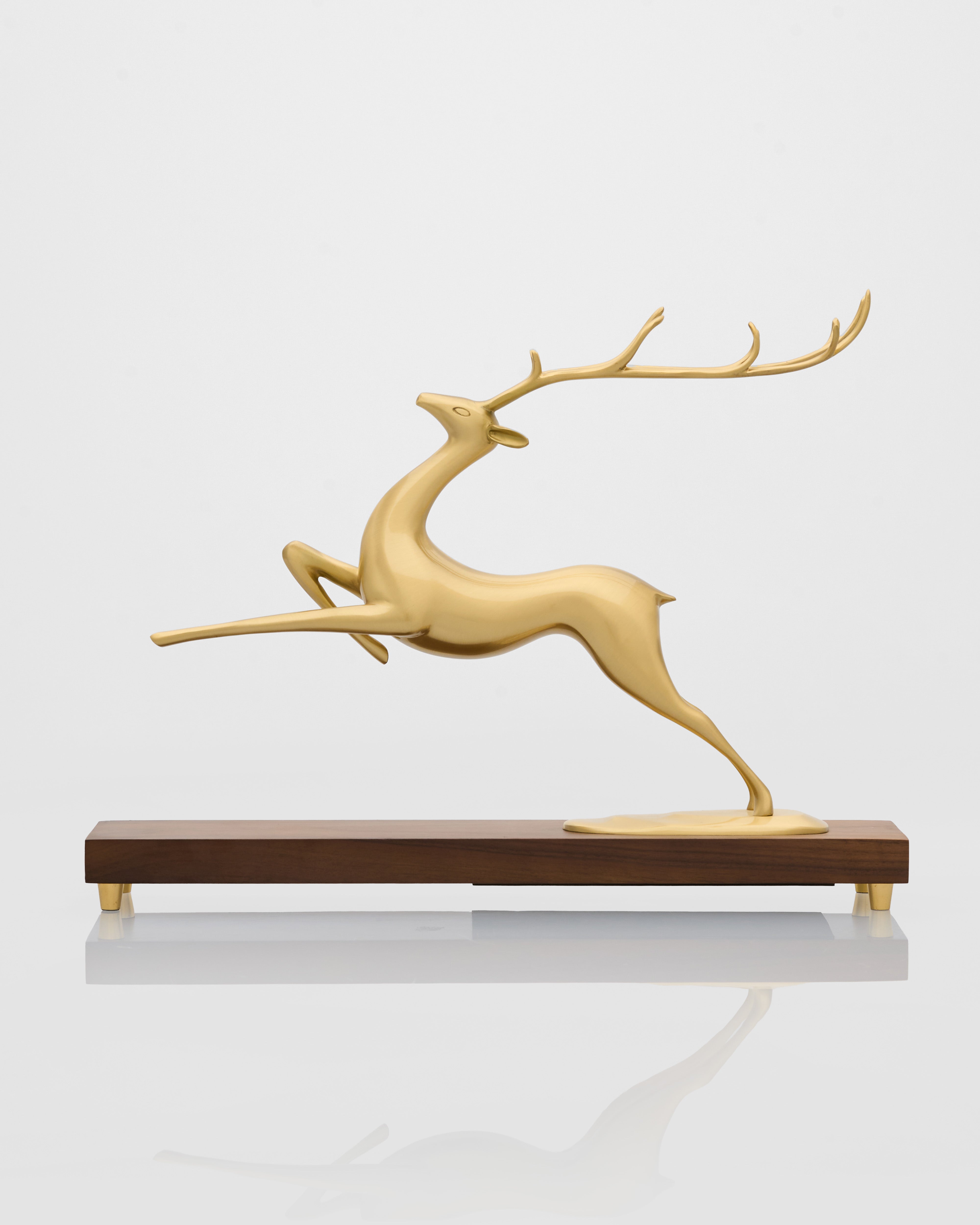 Dynamic deer decor styled as luxury accent piece for modern and elegant interiors