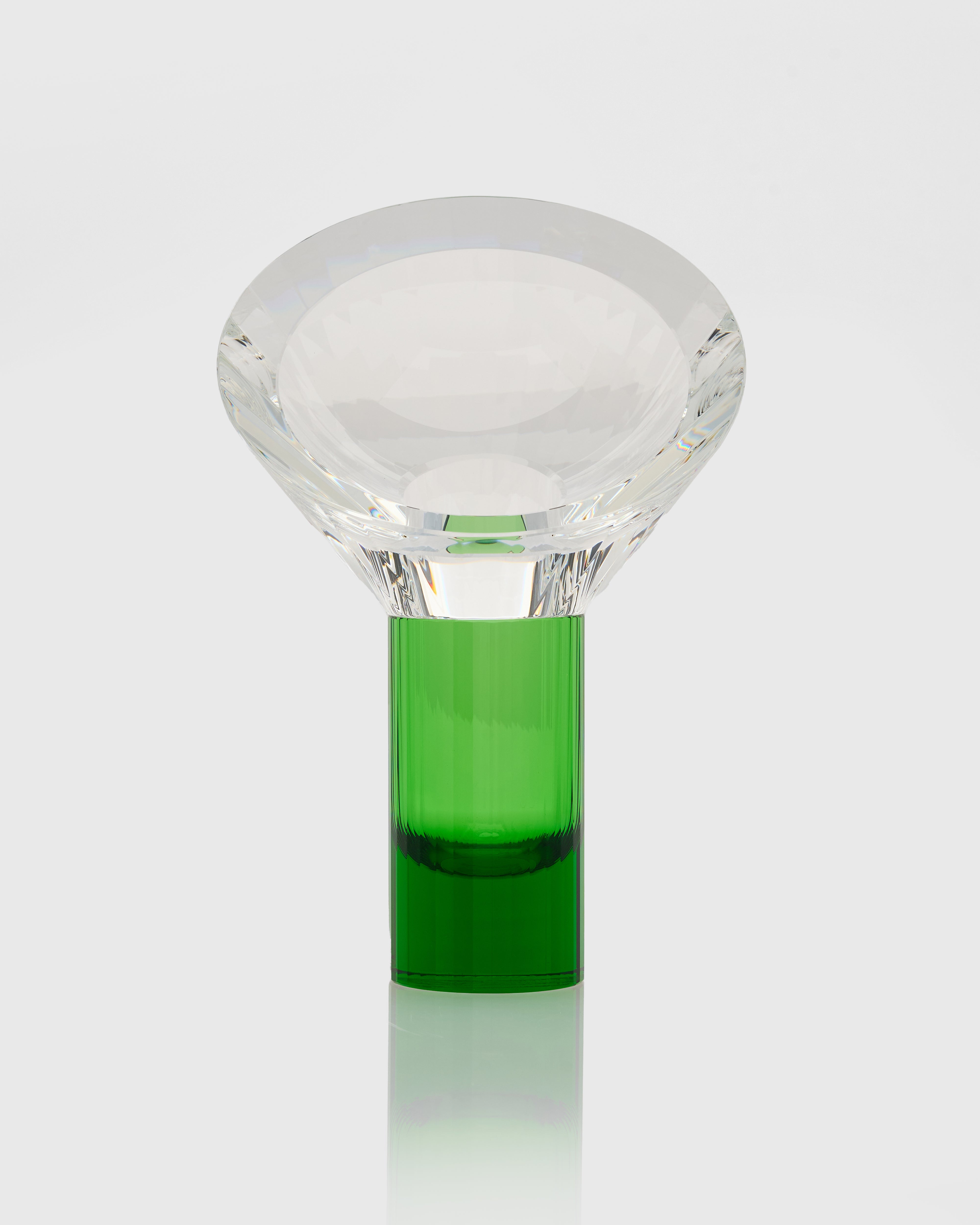 Elegant leaf design glass decor luxury home accent in yellow and green with artistic sculptural form