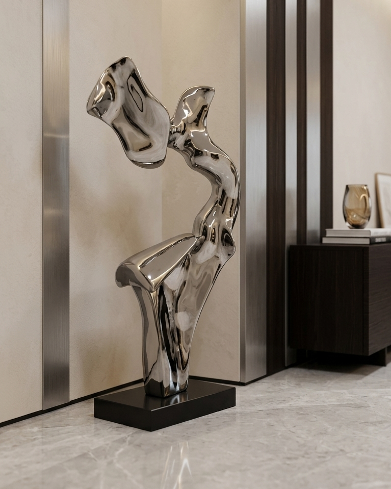 Eternal Silver Sculpture - Large