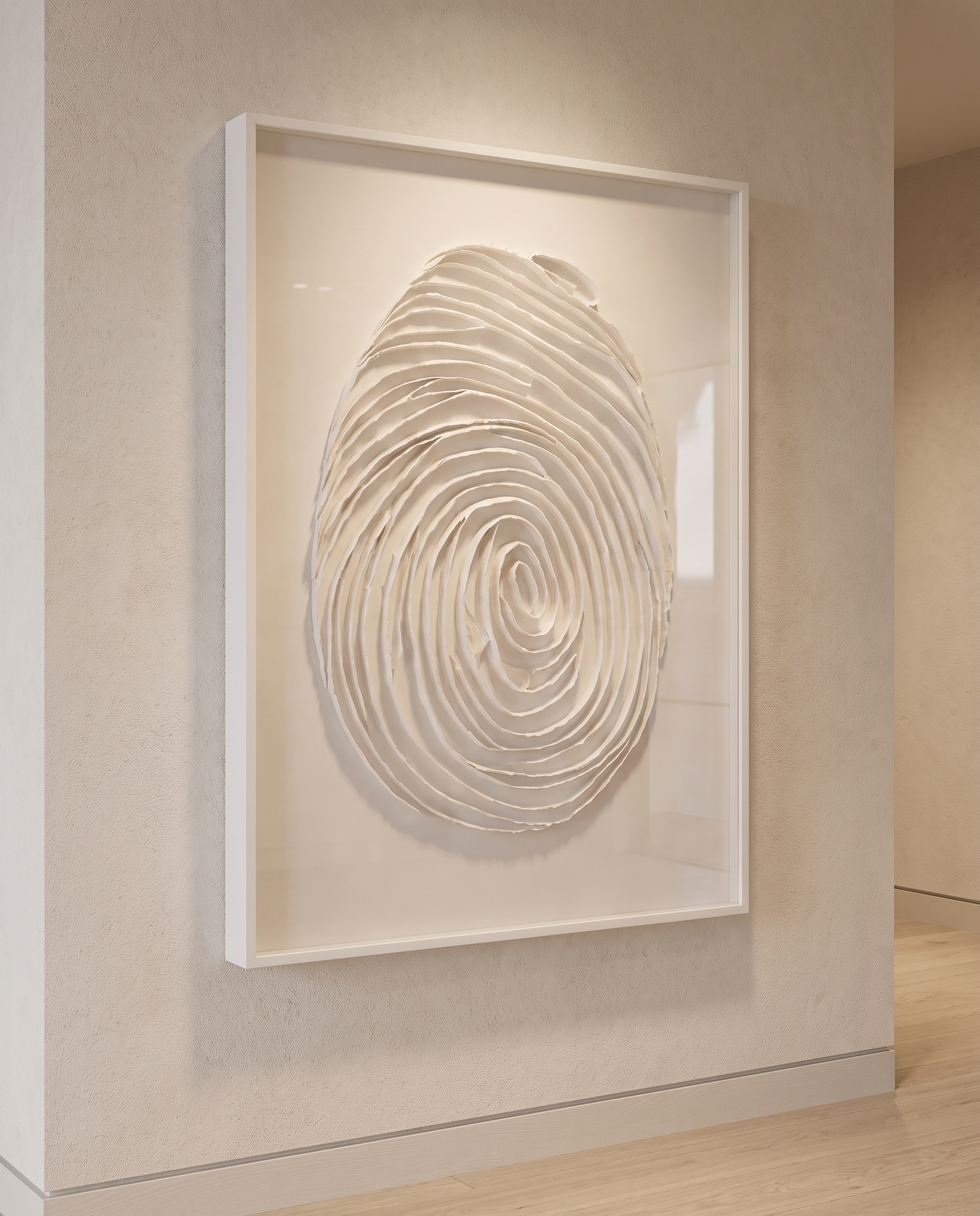 Ivory Imprint - Abstract Wallart