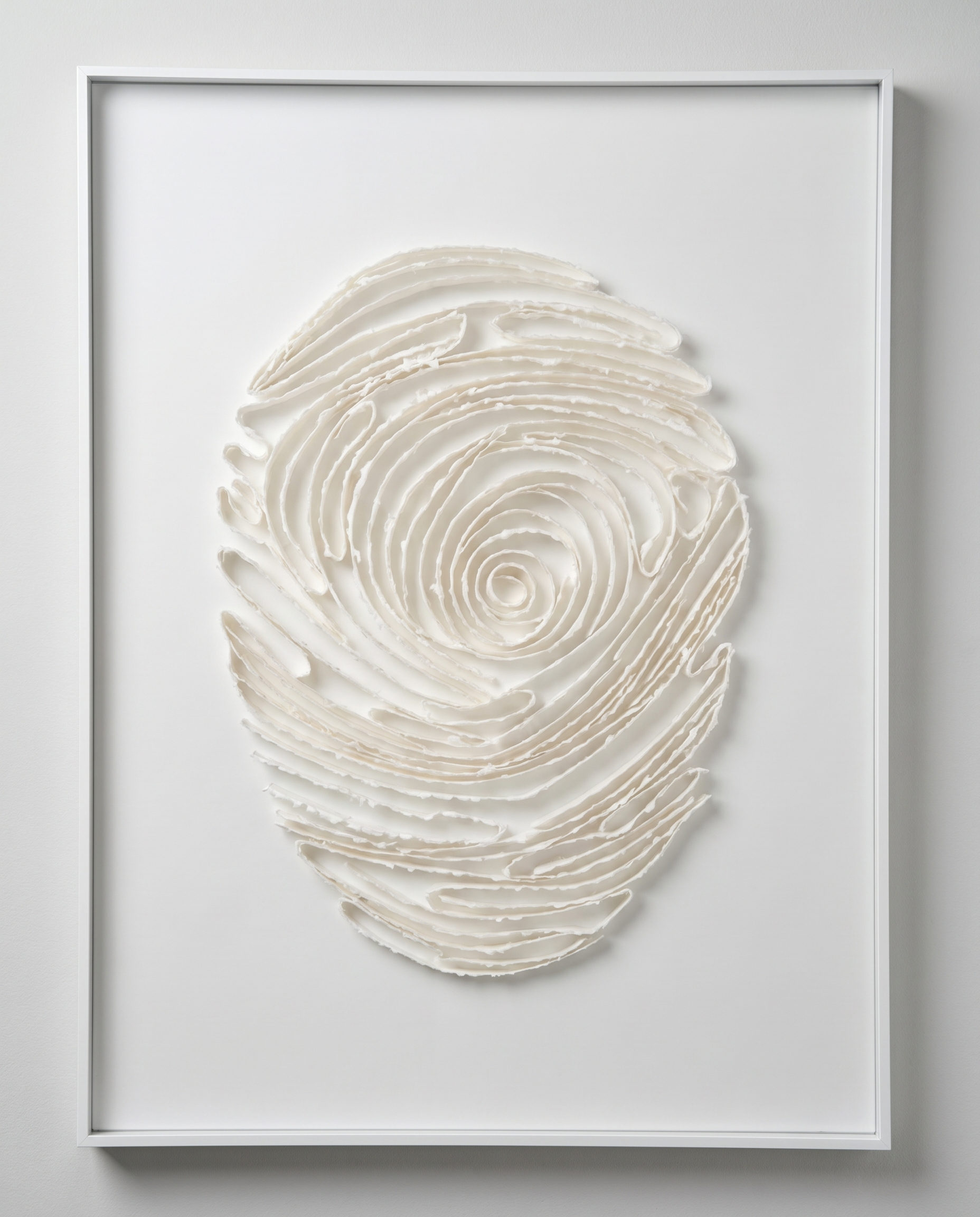 Ivory Imprint Duo - Abstract Wallart