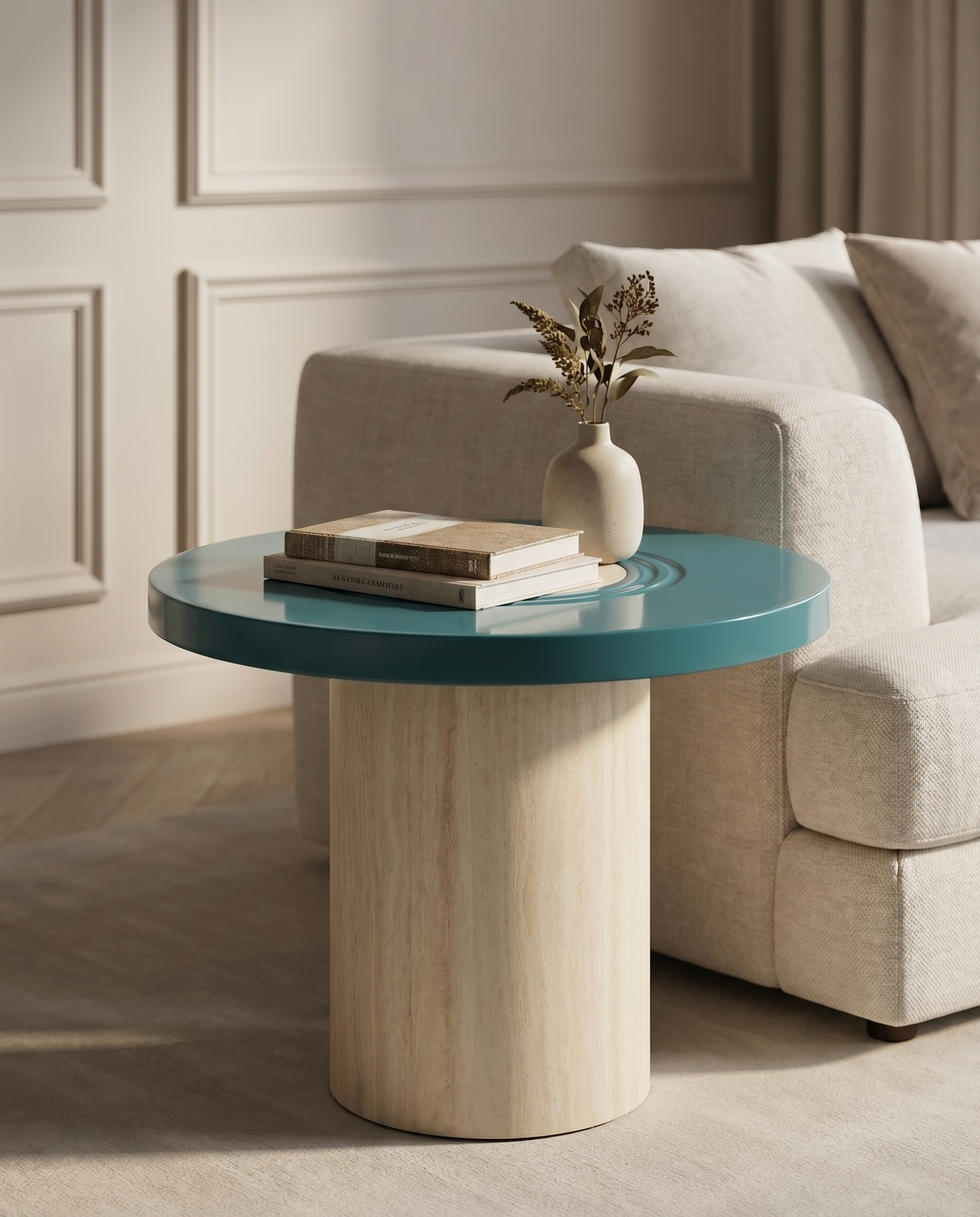 Generica Dual Round Side Table