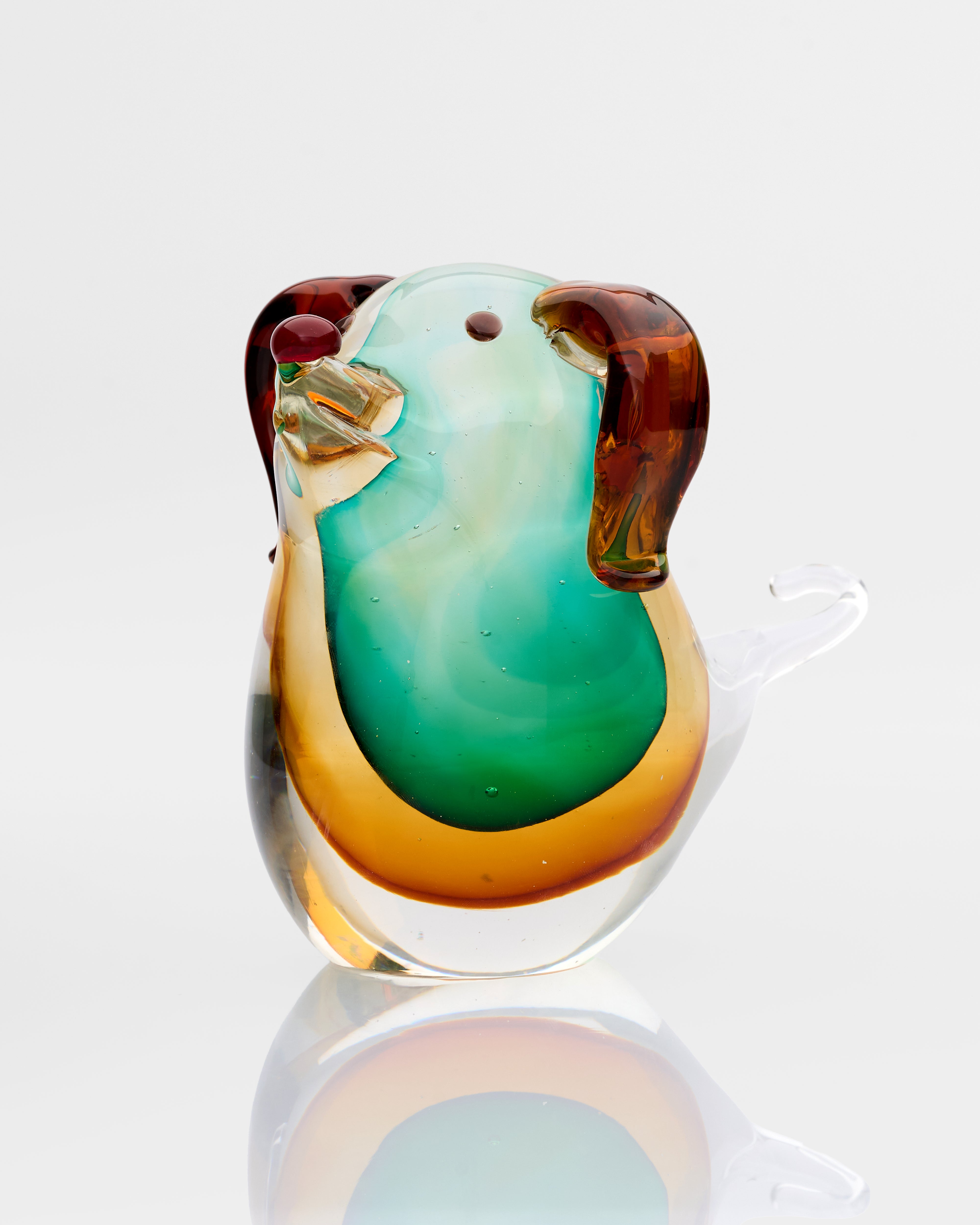 Glossy puppy glass decor luxury home accent featuring charming canine sculpture and refined crystal craftsmanship